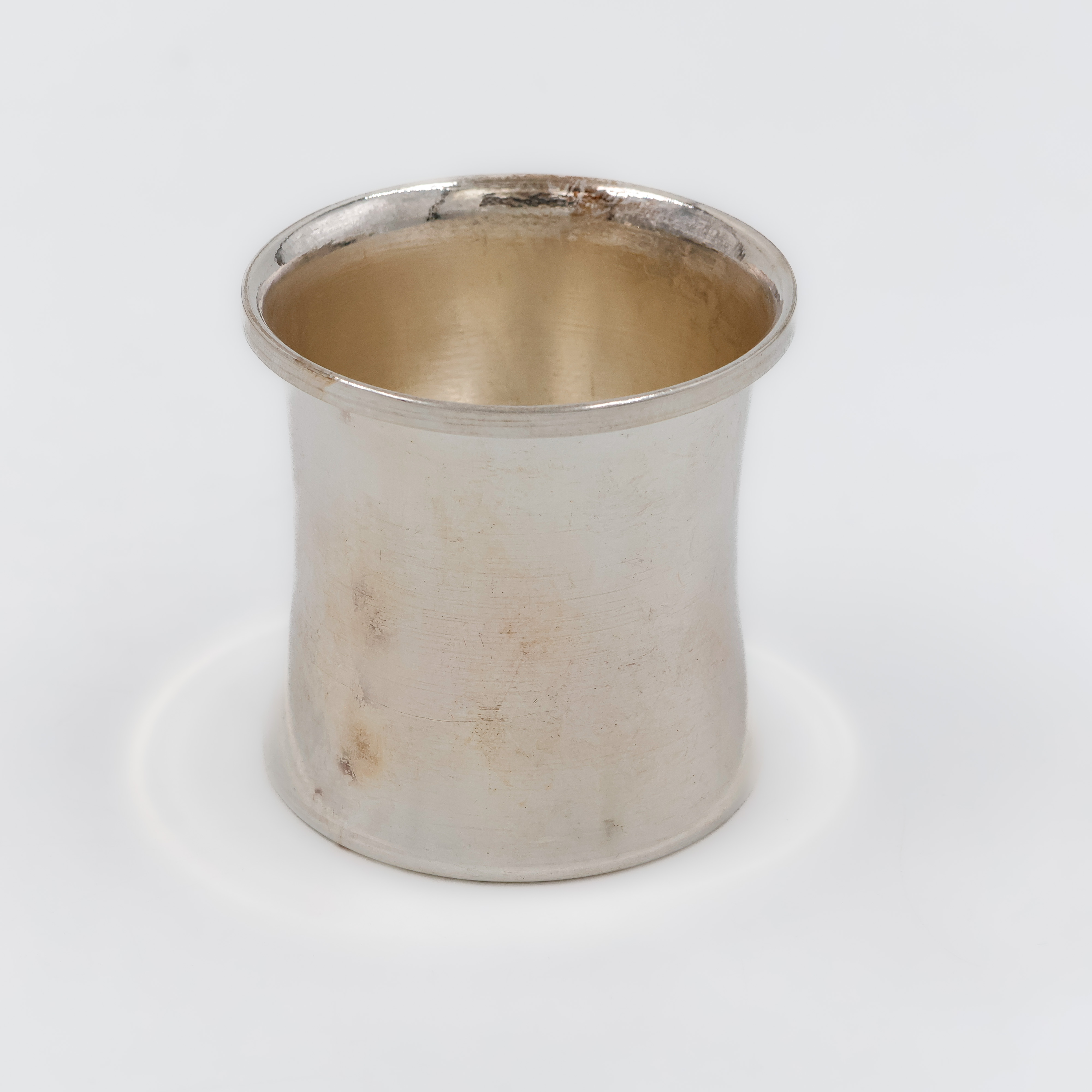 Glossy Finish Silver Panchpatra - 