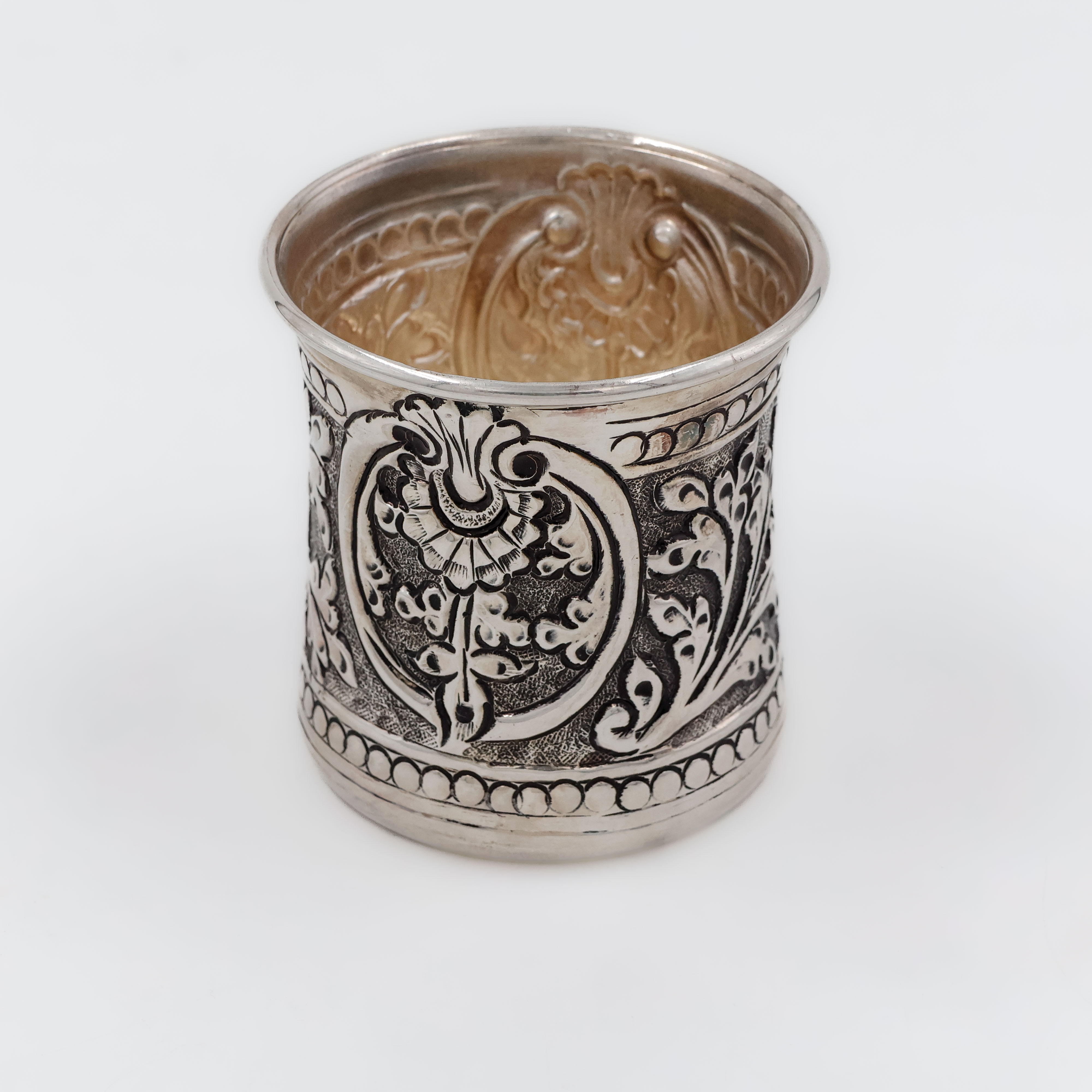 Royal Lotus Carved Panchpatra - 