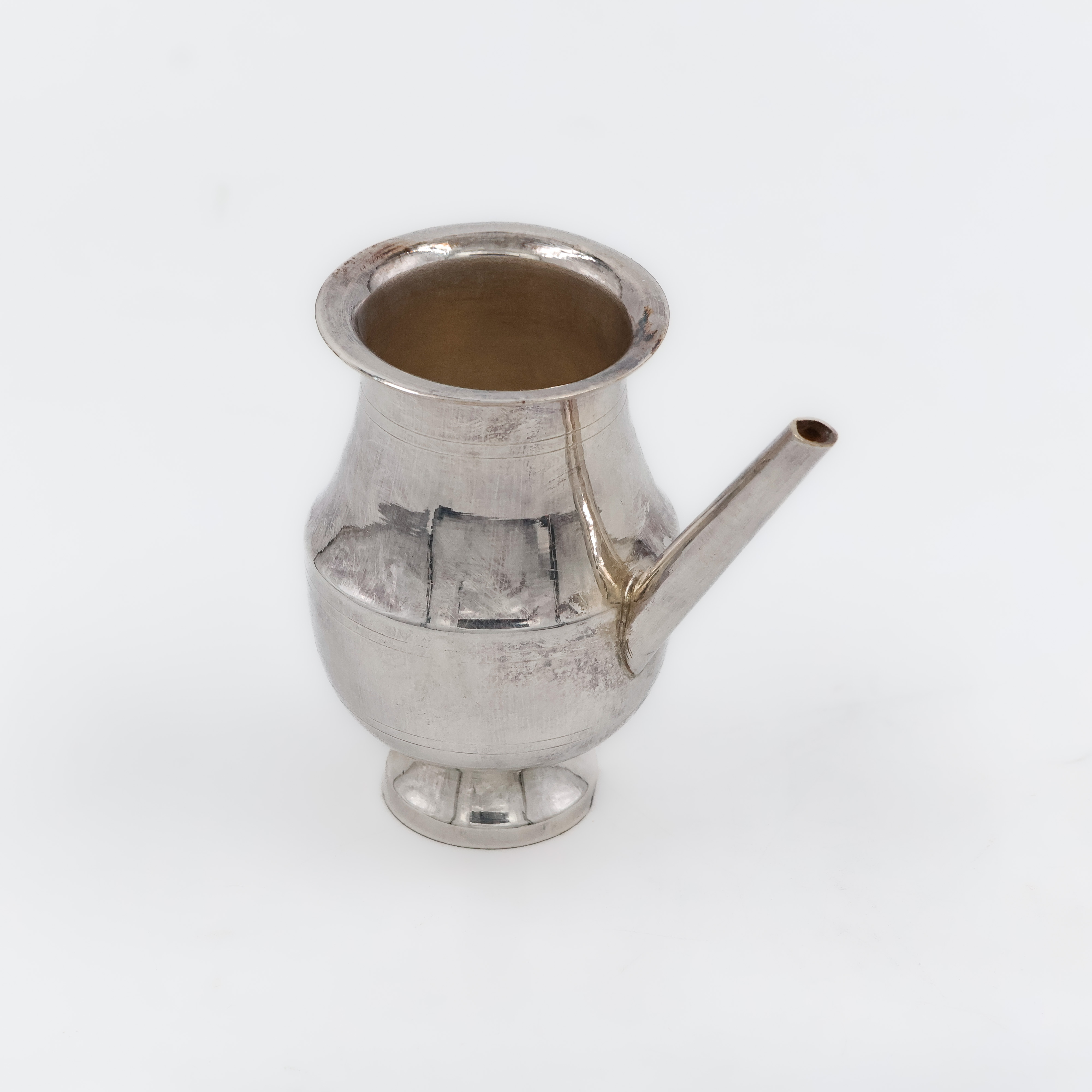 Classic Plain Silver Pooja Kalash - 