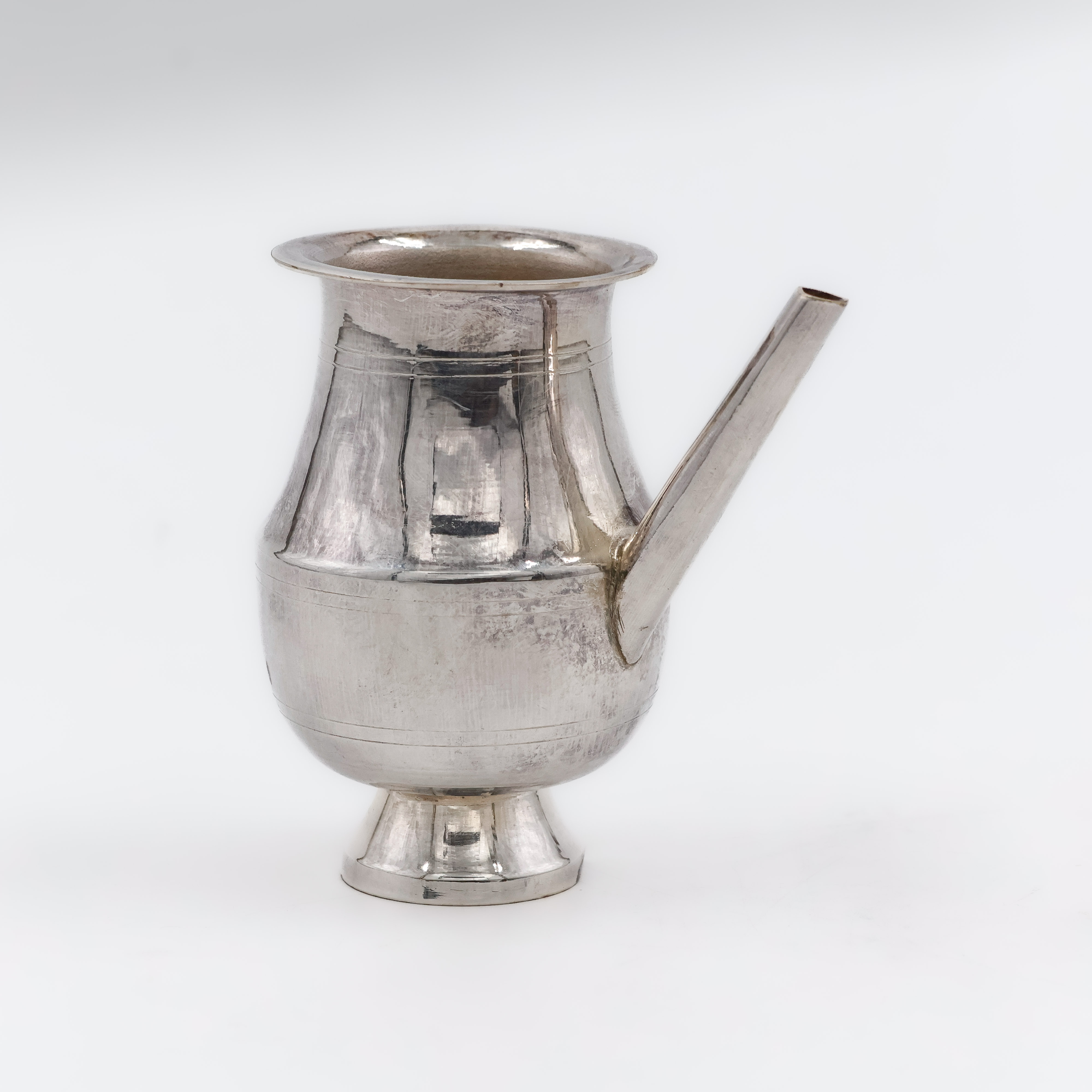 Classic Plain Silver Pooja Kalash - 