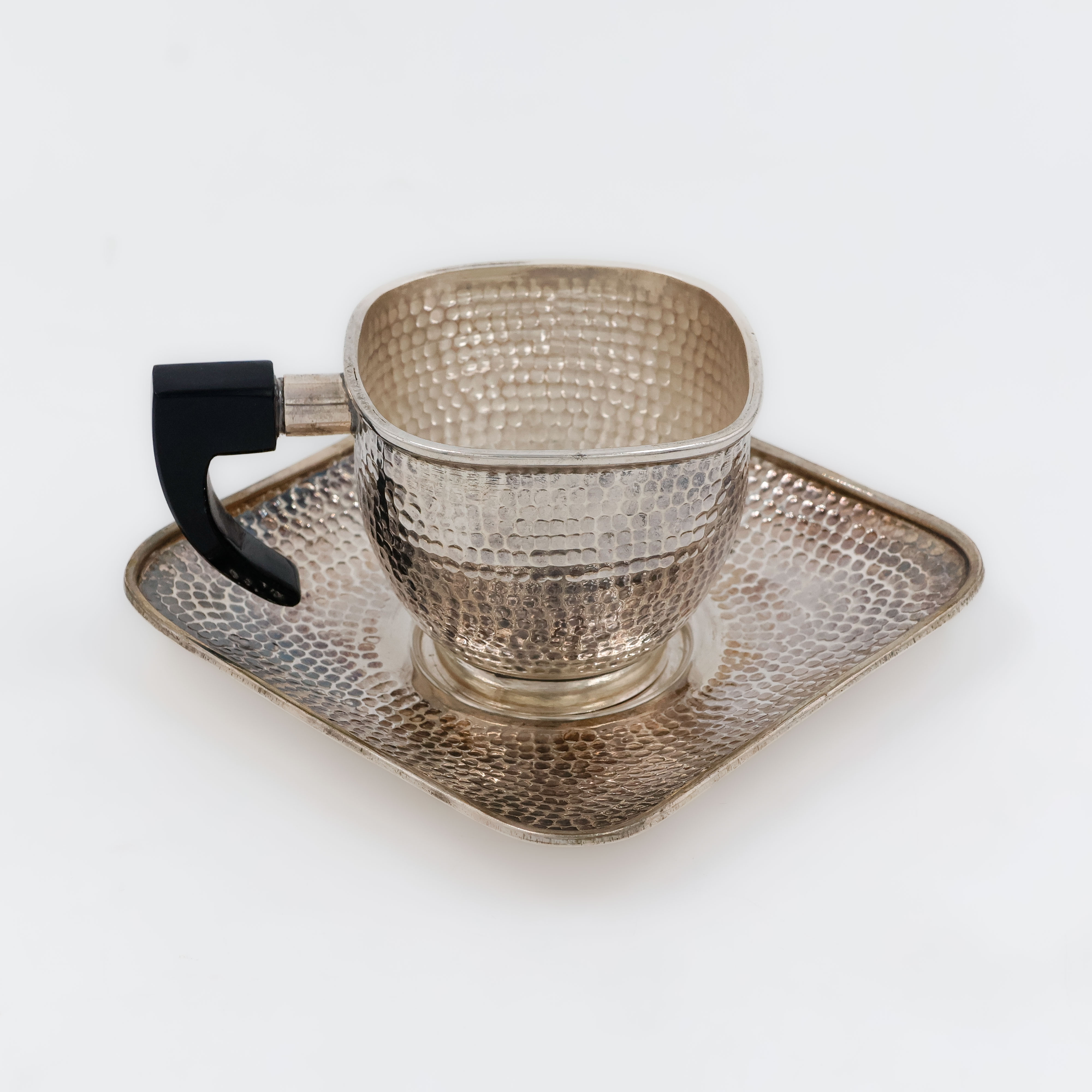 Silver Tea Cup and Saucer Set - Silver Articles