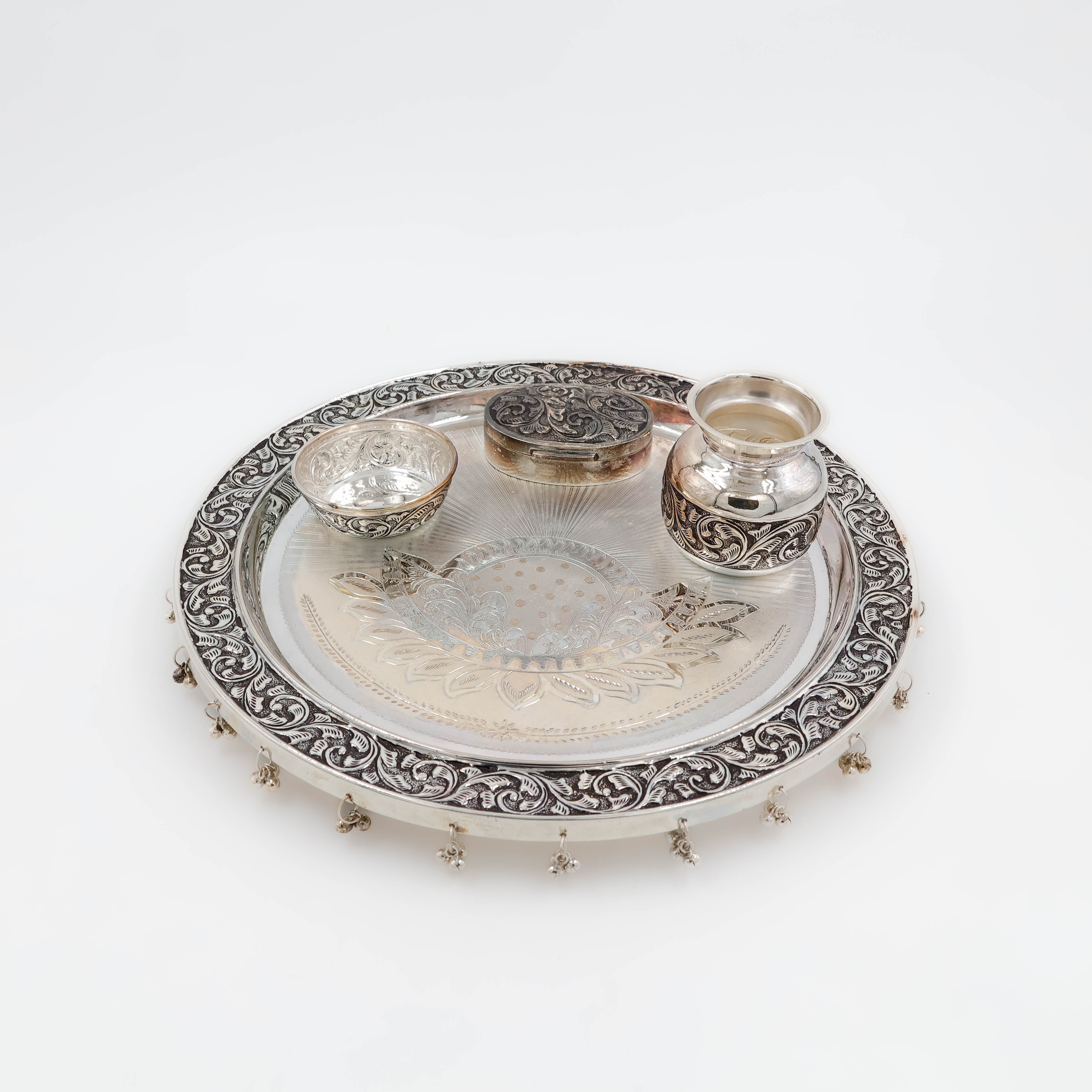 Silver Pooja Set - Silver Articles