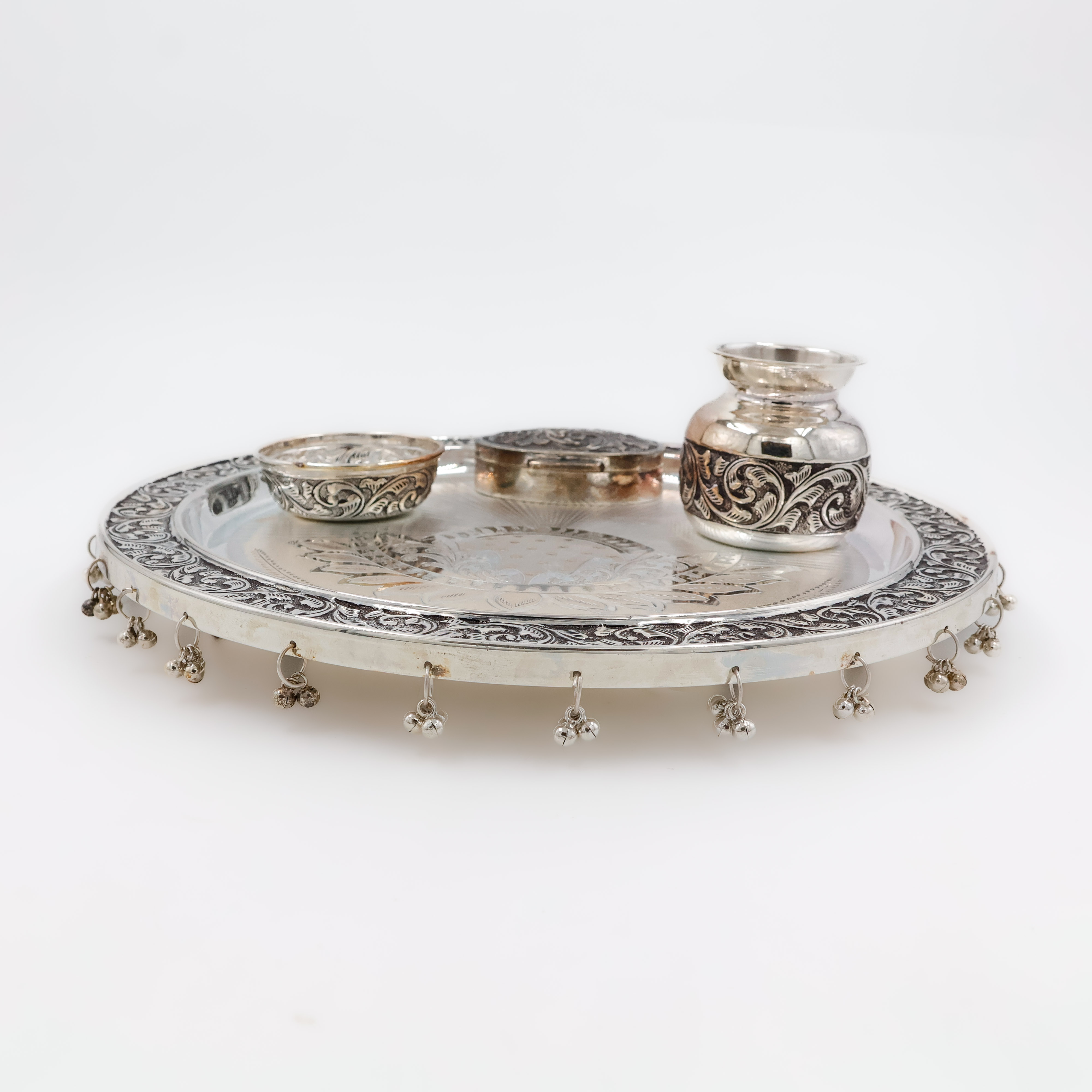 Silver Pooja Set - Silver Articles