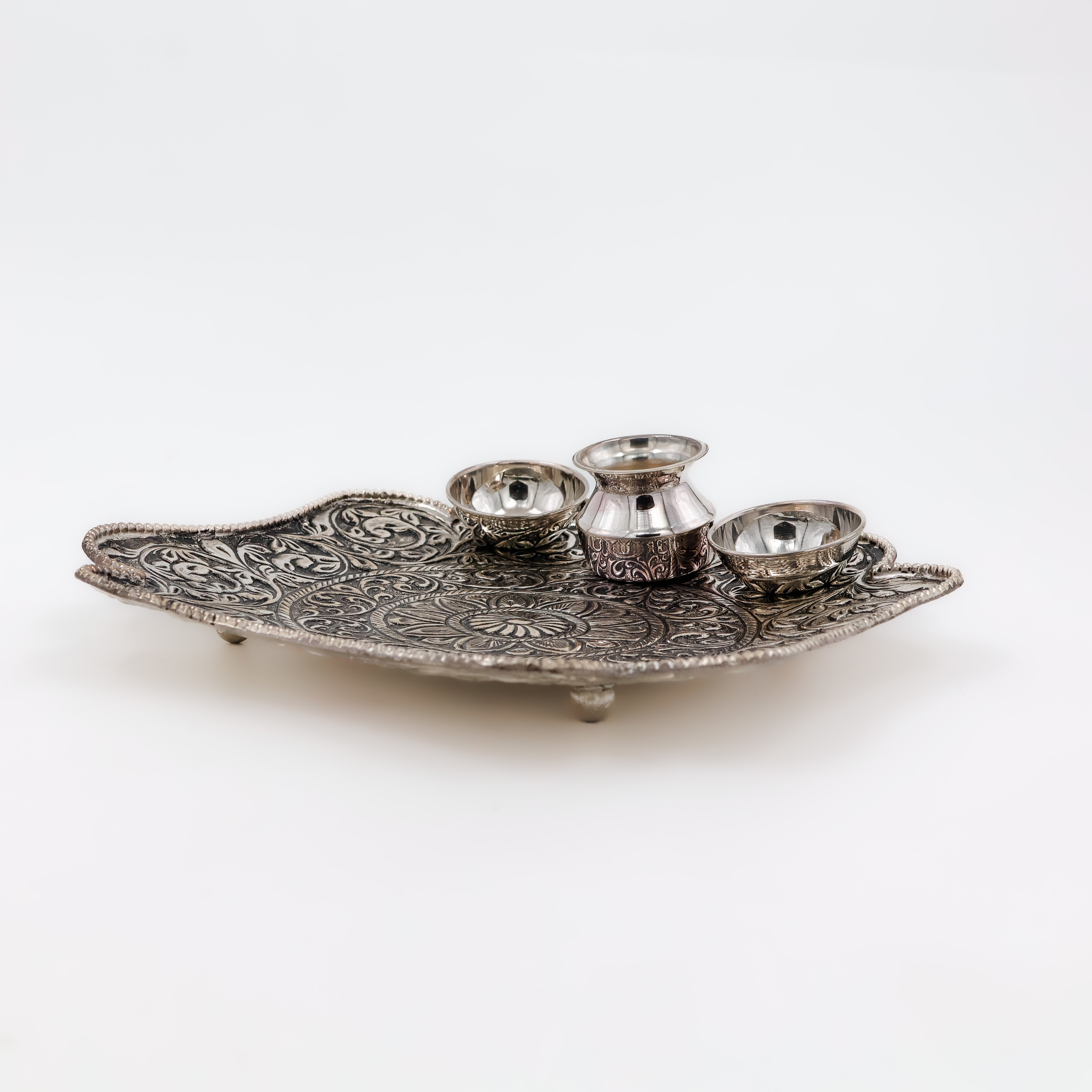 Pooja Set 4 - Silver Articles