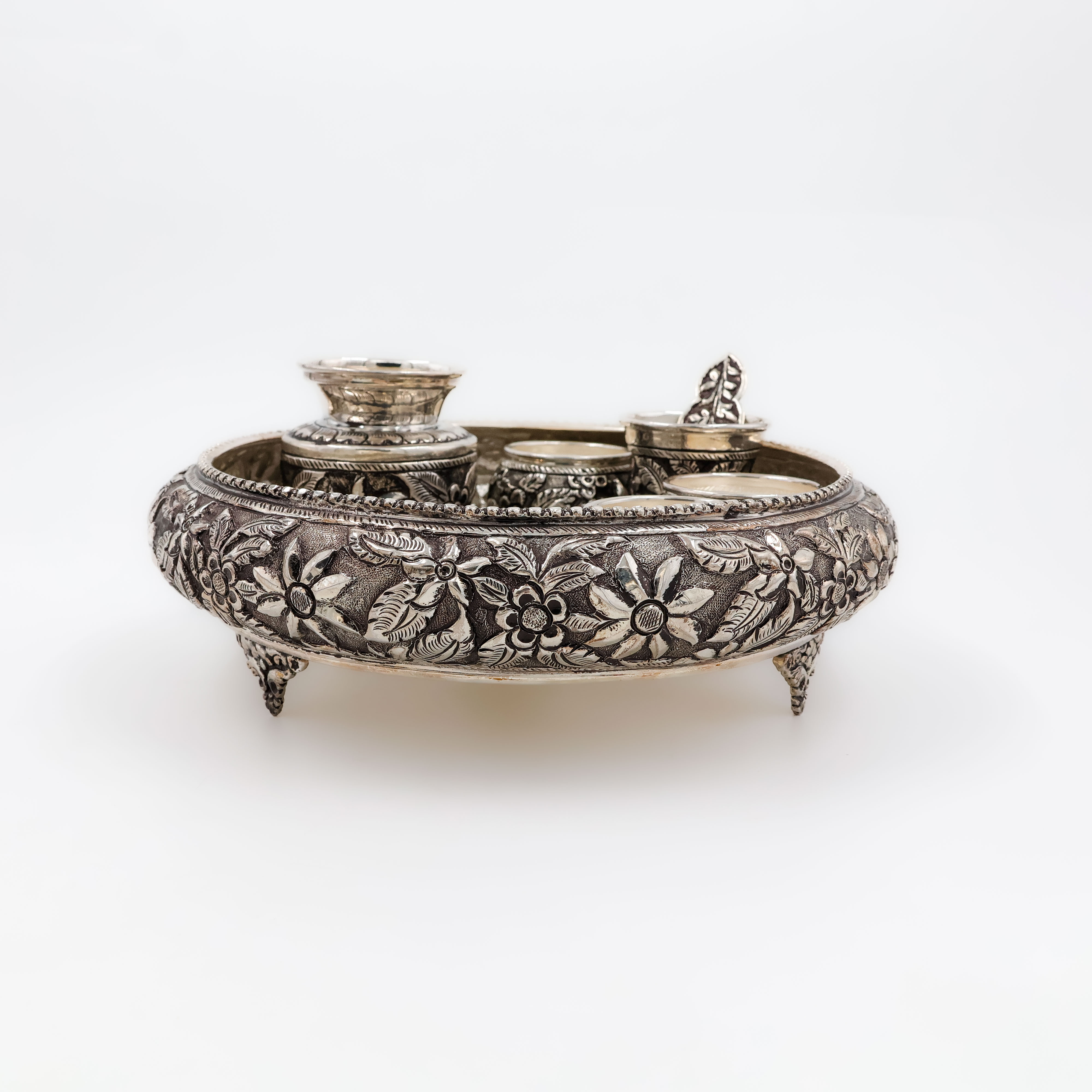Pooja Set 5 - Silver Articles