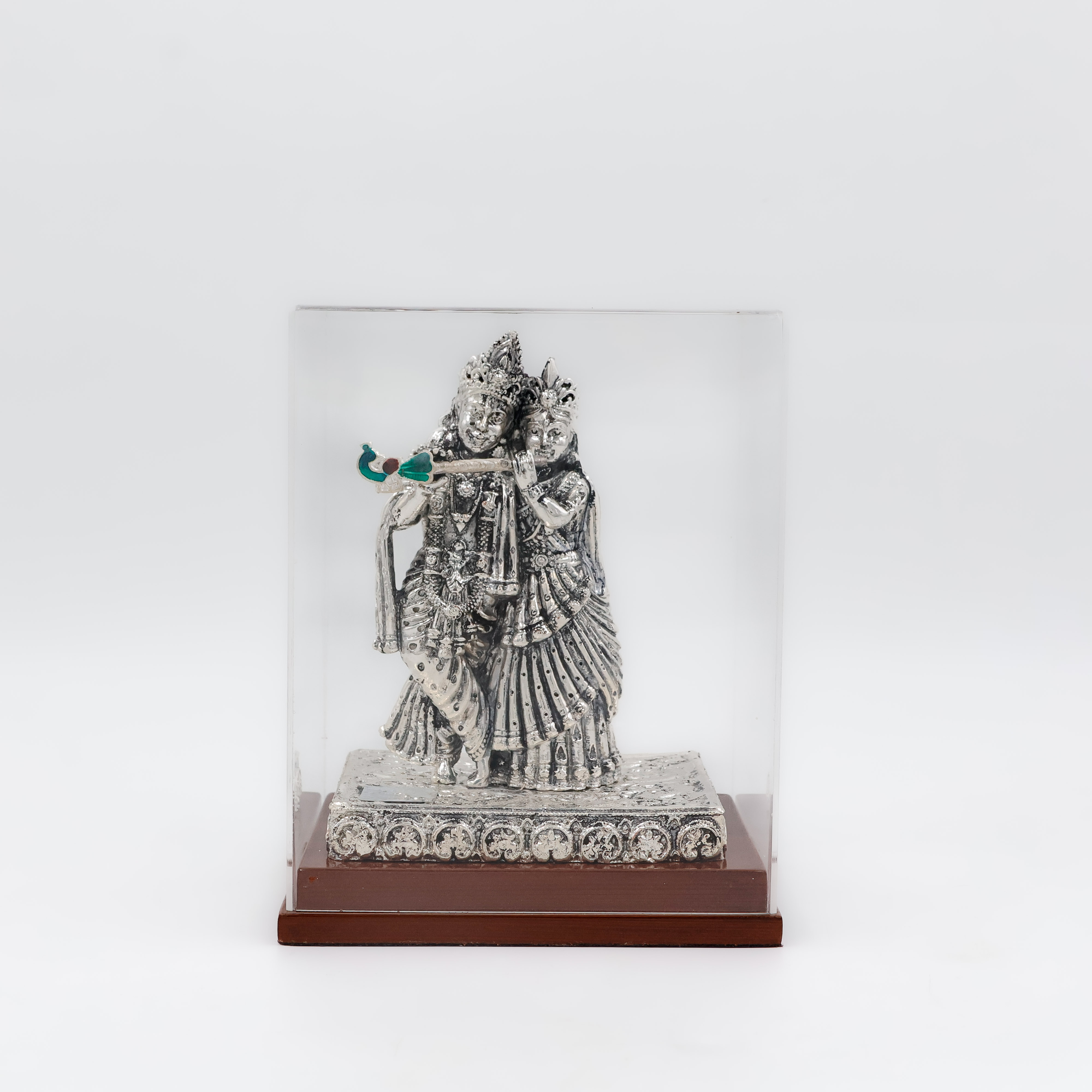 Suraj Bhan Jewellery Hub - Radha Krishna Silver Idol