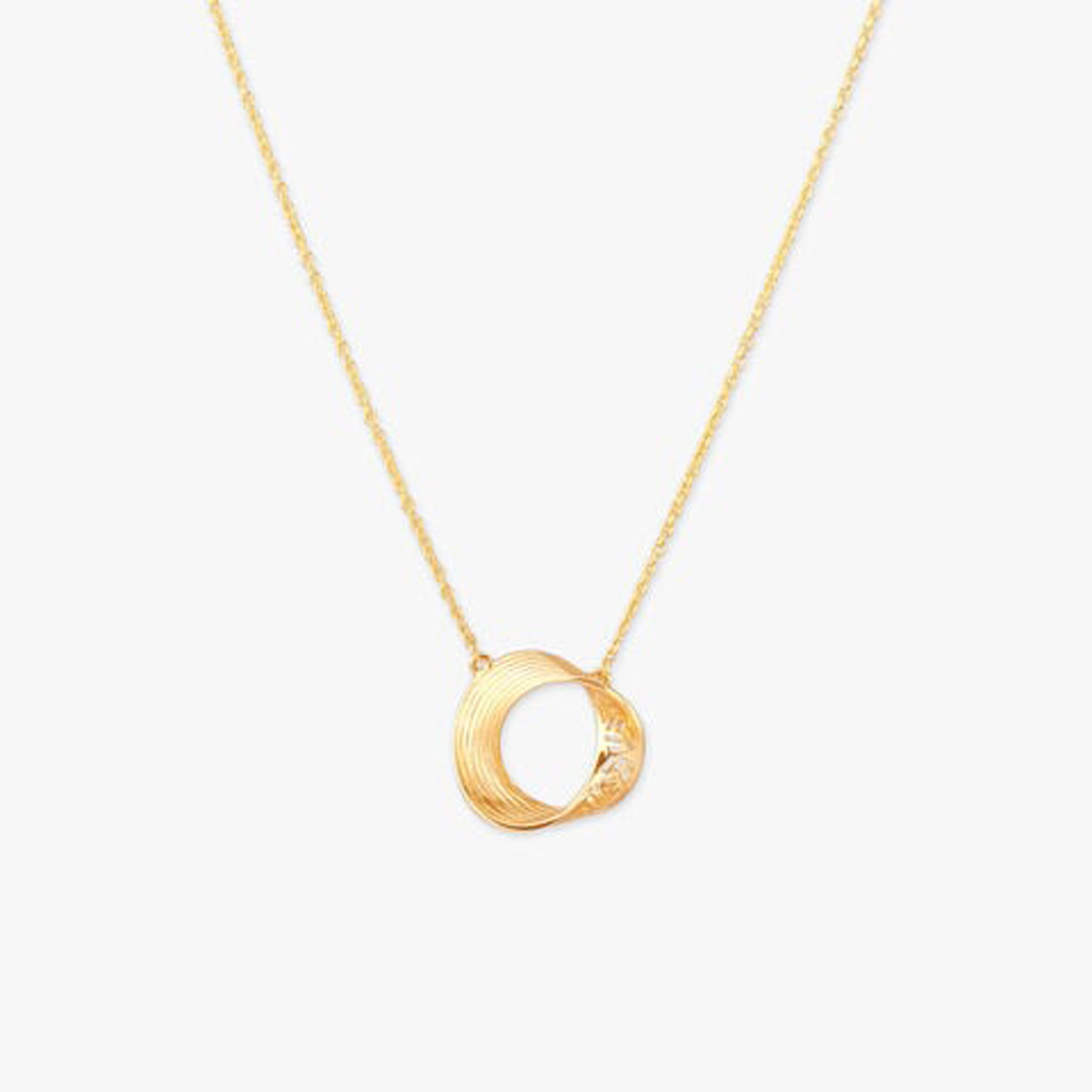Open Orb Gold Necklace