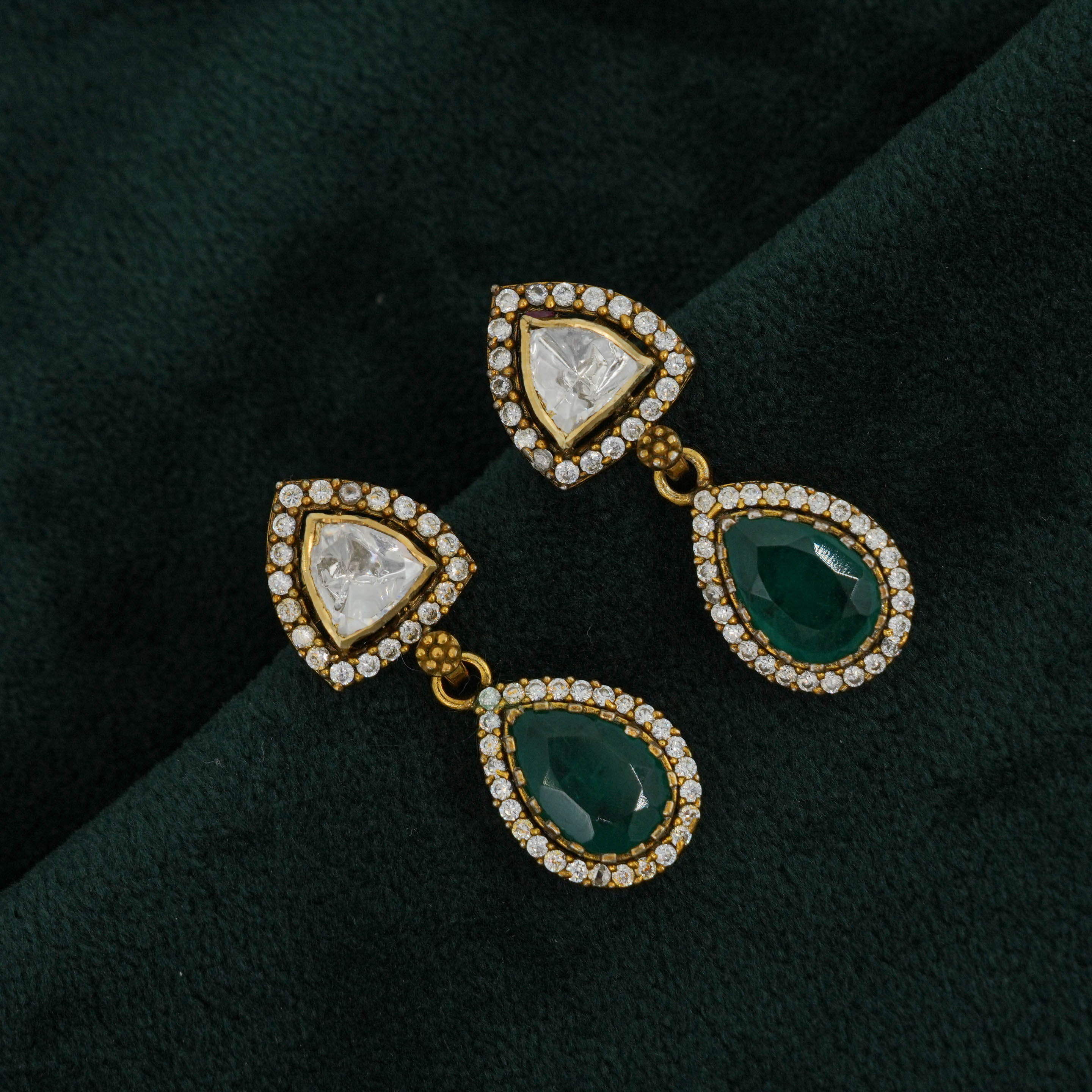 Tulasii - The Concept Jewelry - Silver Polki Necklace