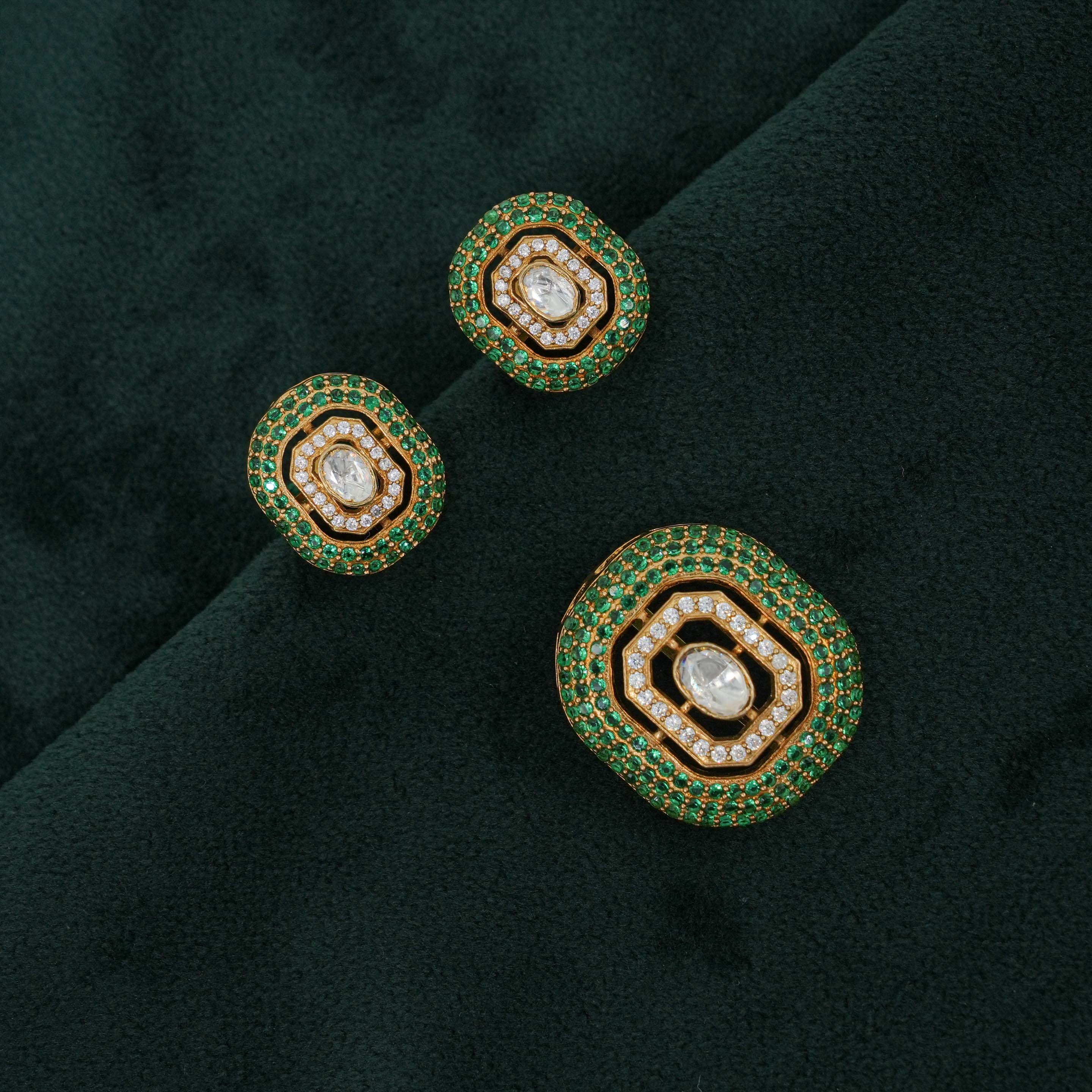 Silver Stone Earrings