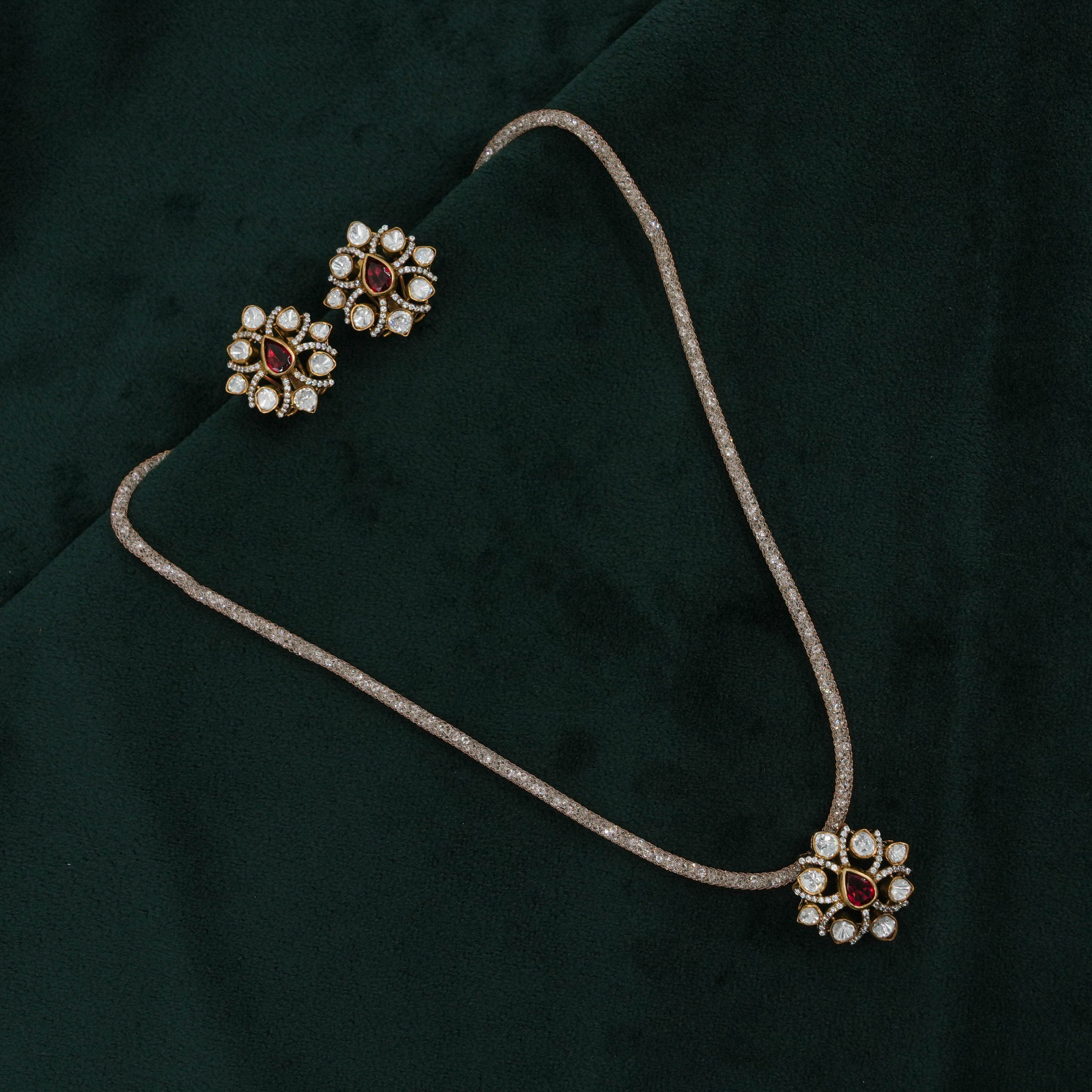Tulasii - The Concept Jewelry - Silver Necklace Set
