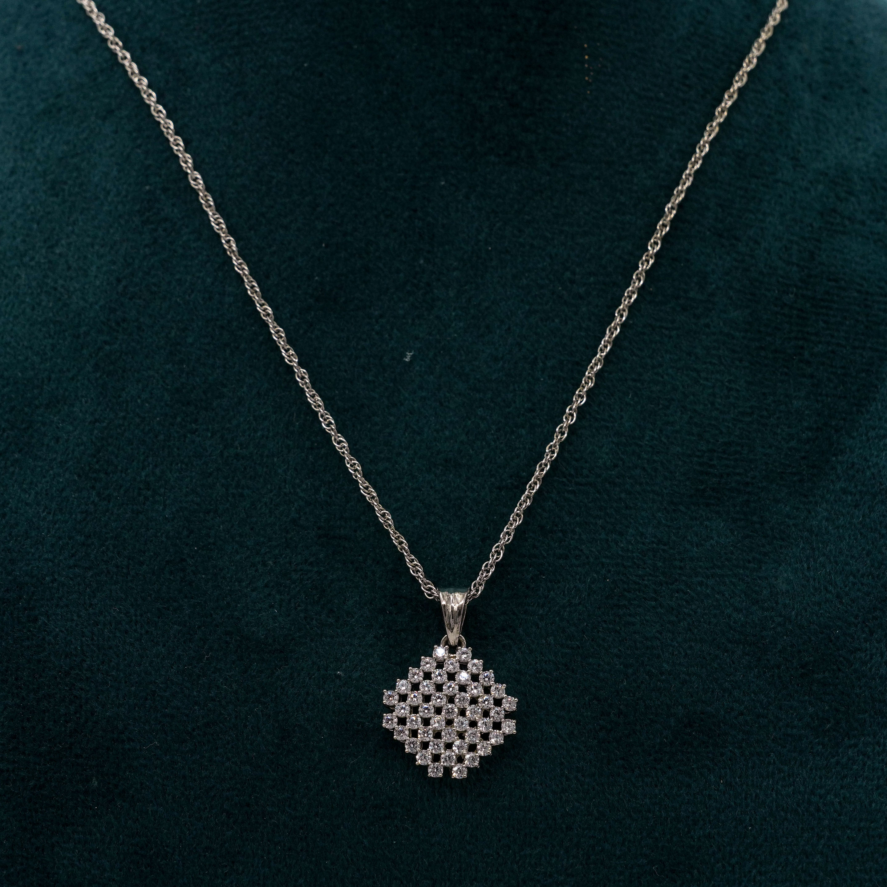 Tulasii - The Concept Jewelry - Silver Square Necklace
