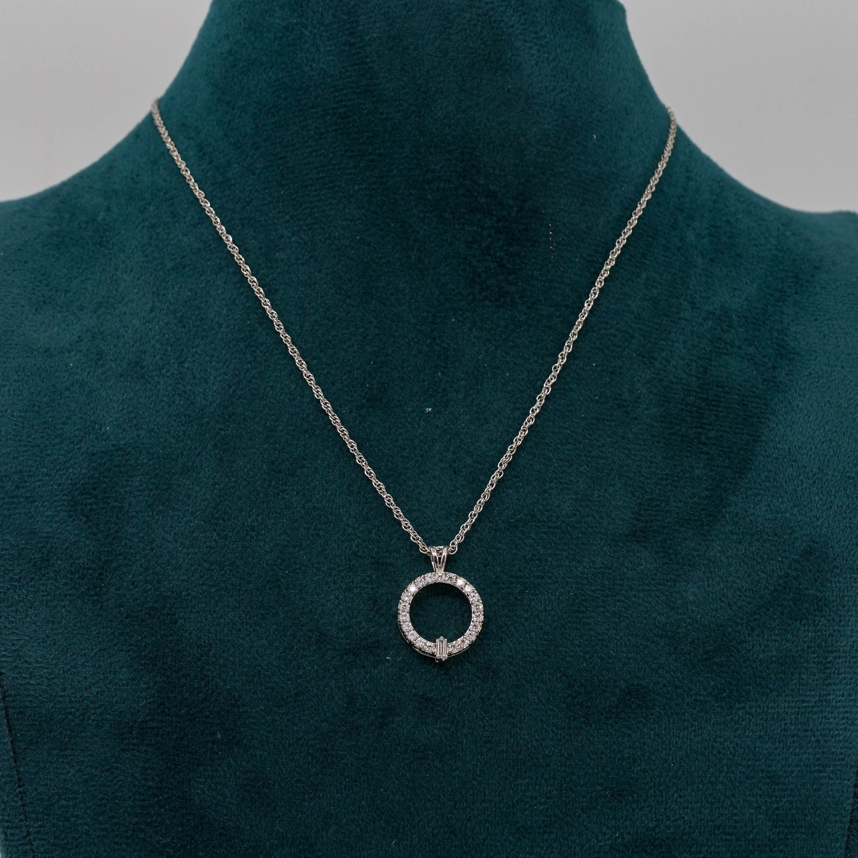 Silver Circle Necklace