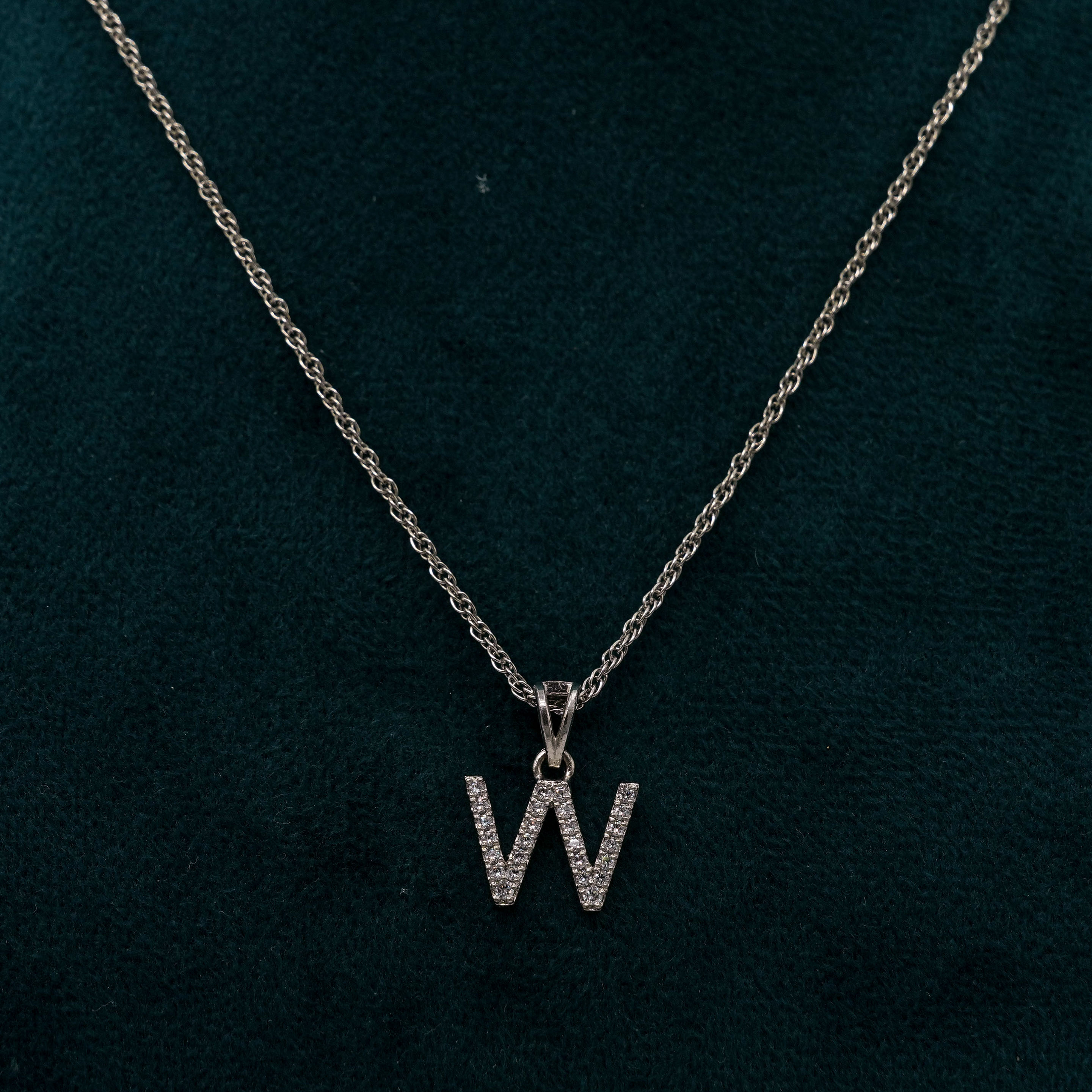 Tulasii - The Concept Jewelry - Silver Letter Pendant
