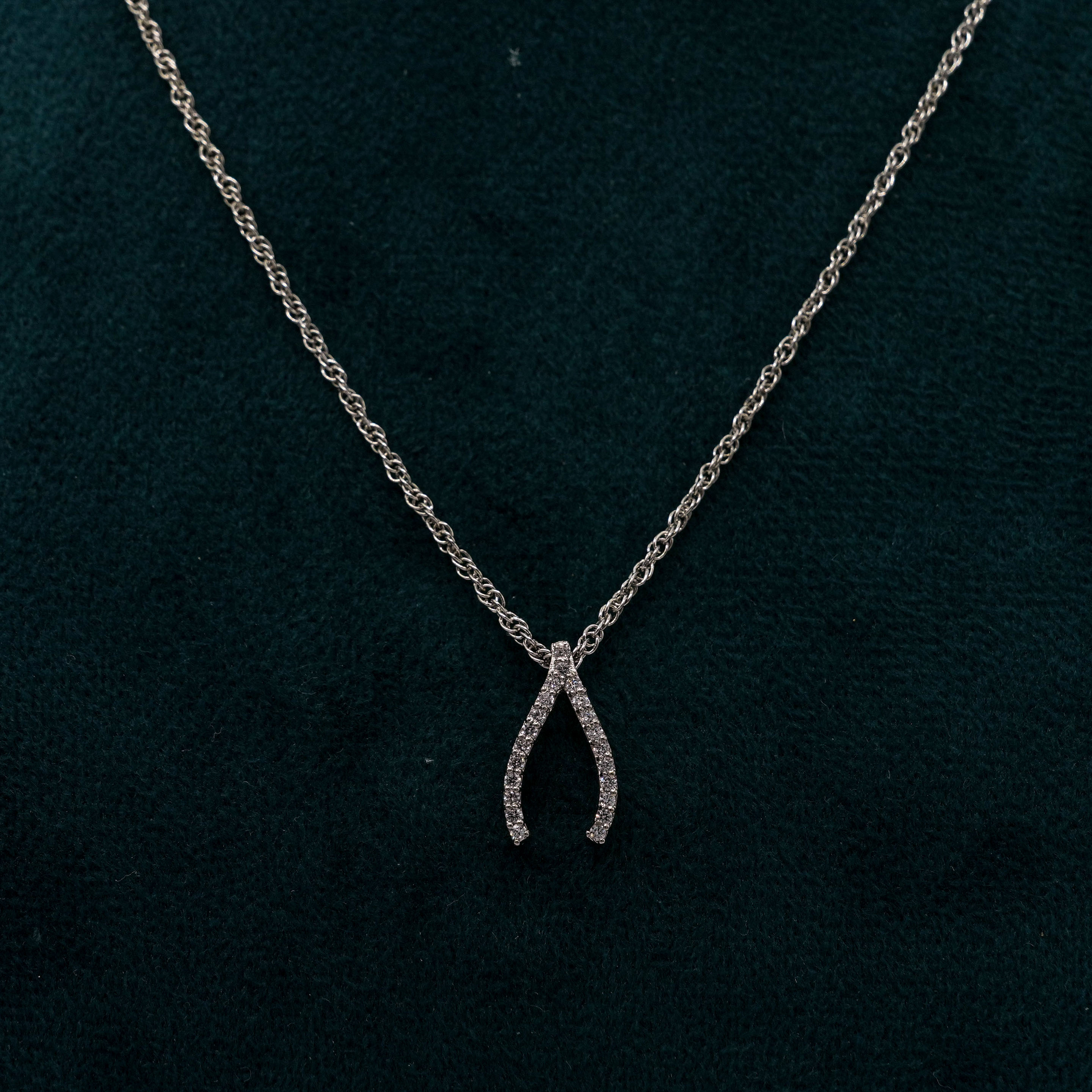 Tulasii - The Concept Jewelry - Silver Wishbone Necklace