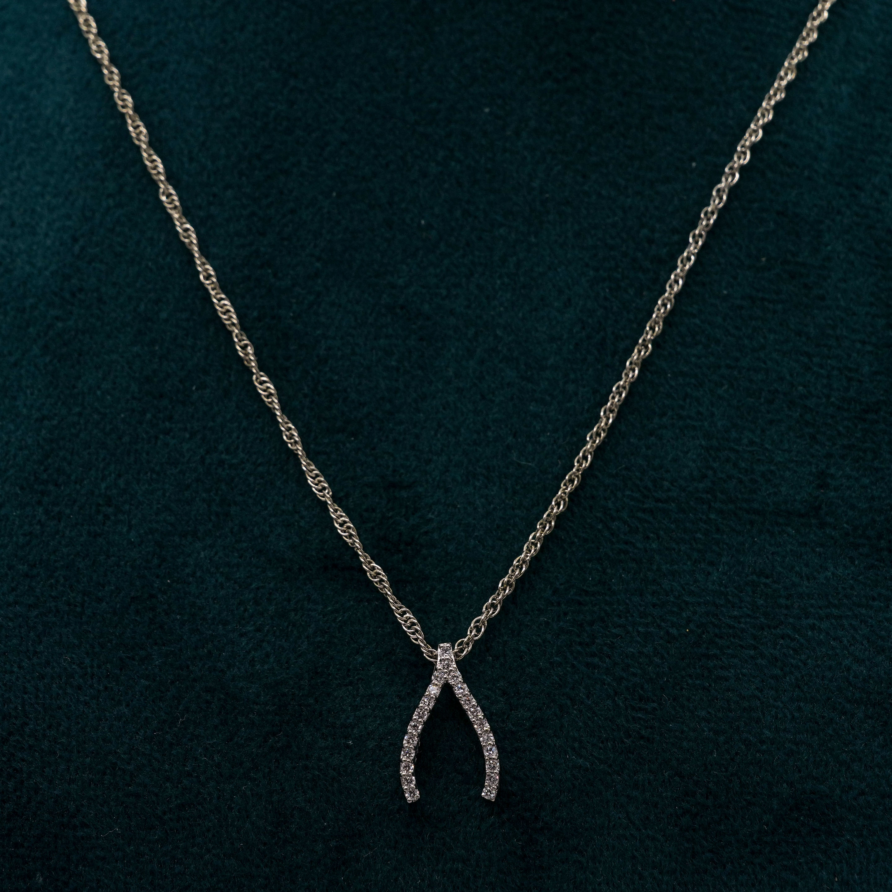 Tulasii - The Concept Jewelry - Silver Wishbone Necklace