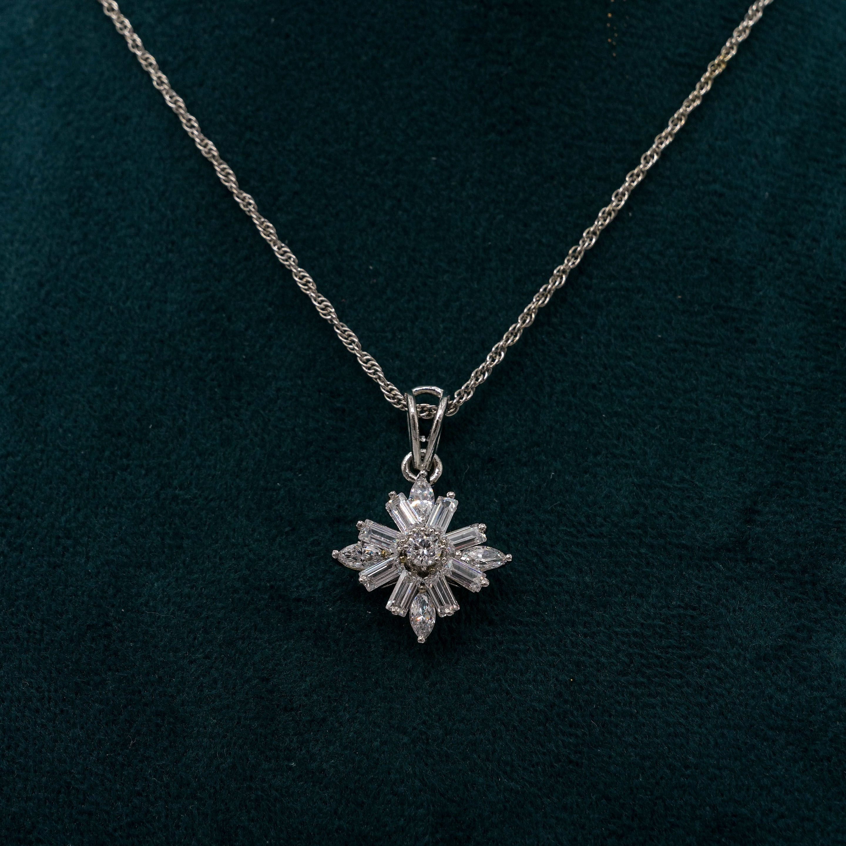 Tulasii - The Concept Jewelry - Silver Flower Pendant