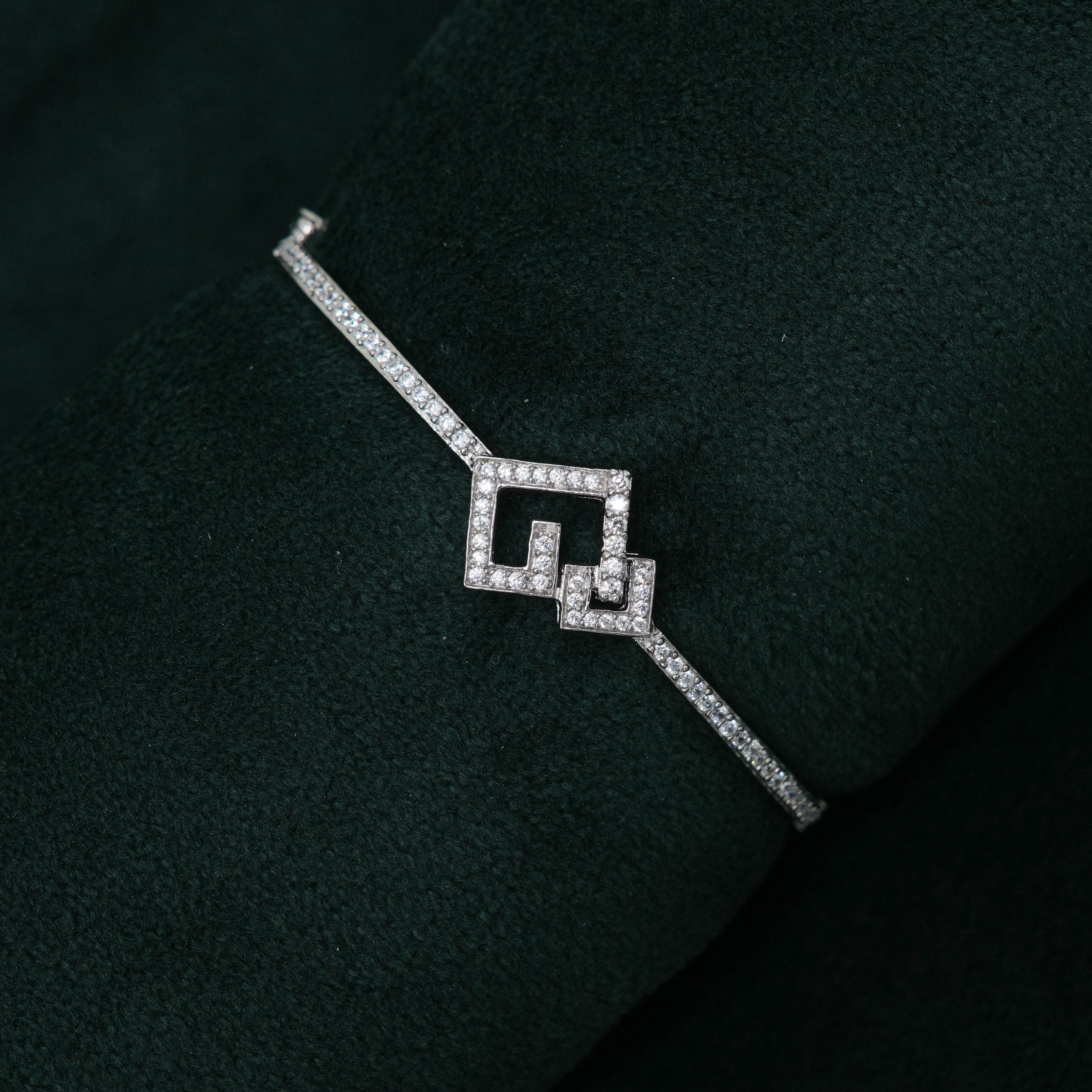 Tulasii - The Concept Jewelry - Silver Stone Bracelet