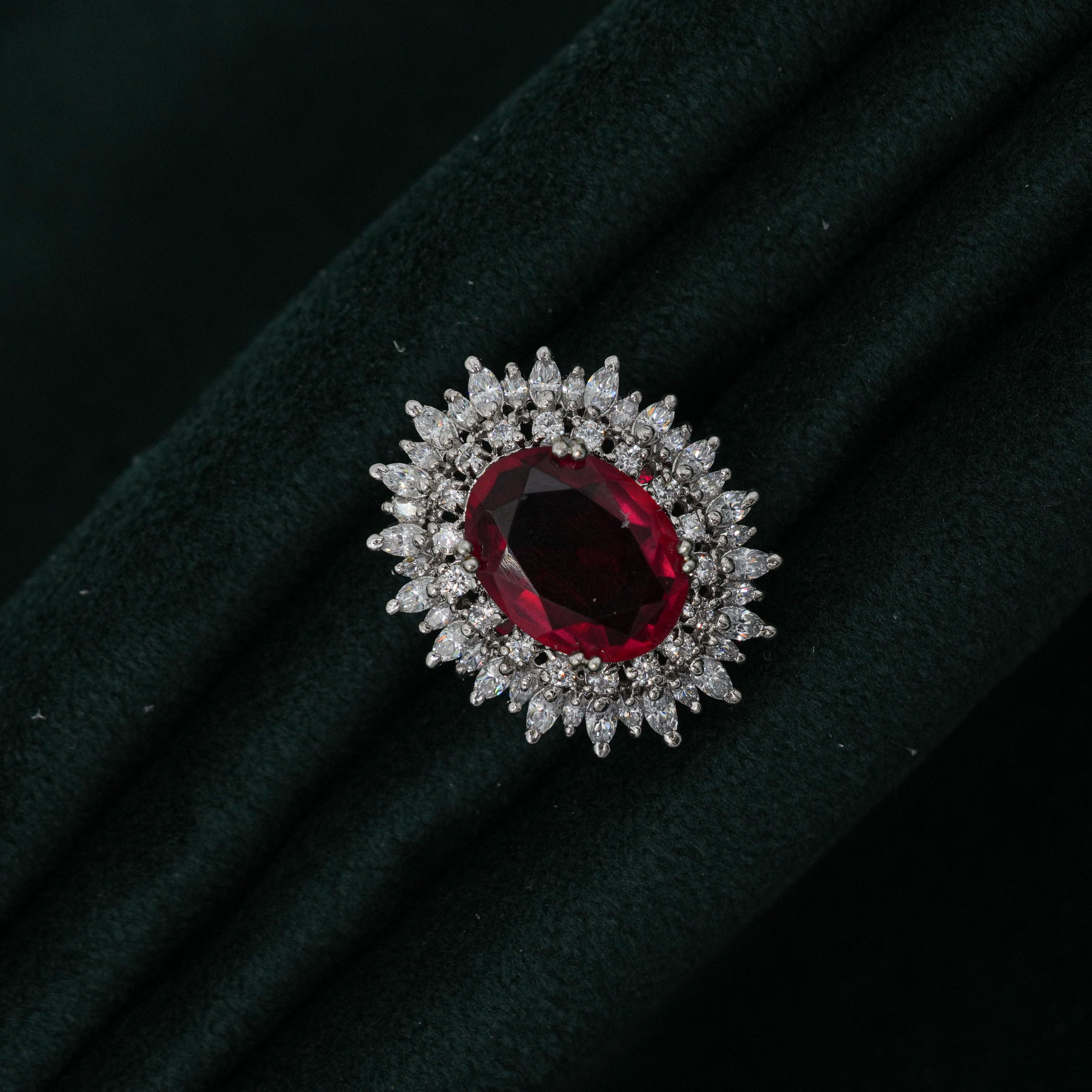 Silver Ruby Ring
