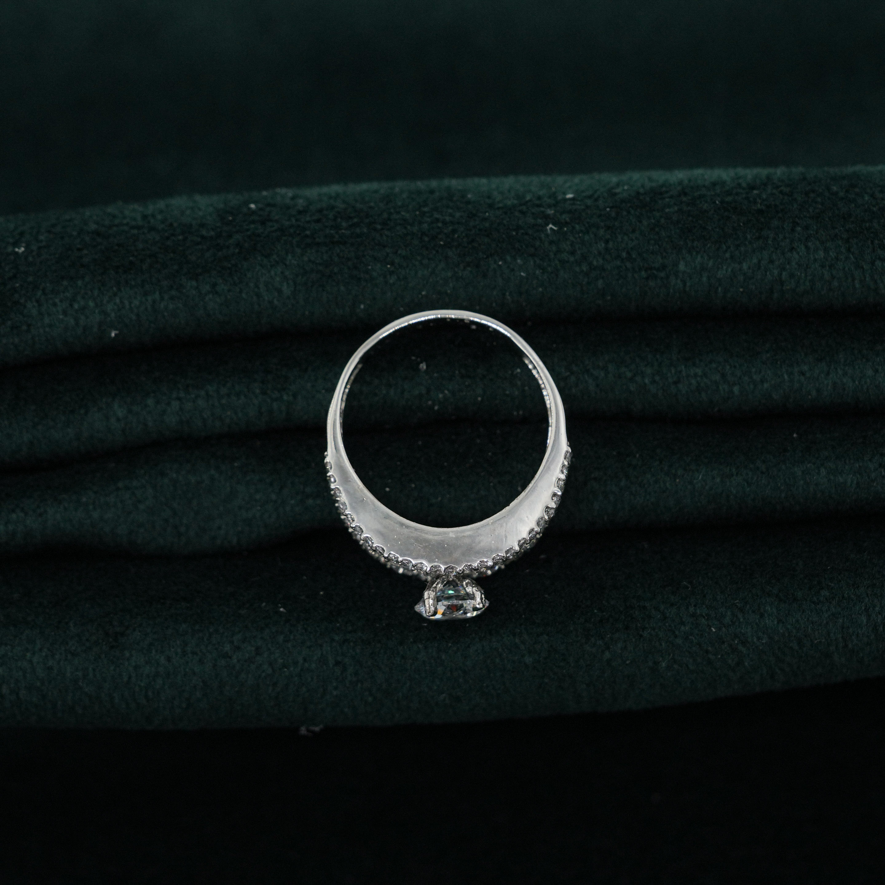 Silver Diamond Ring