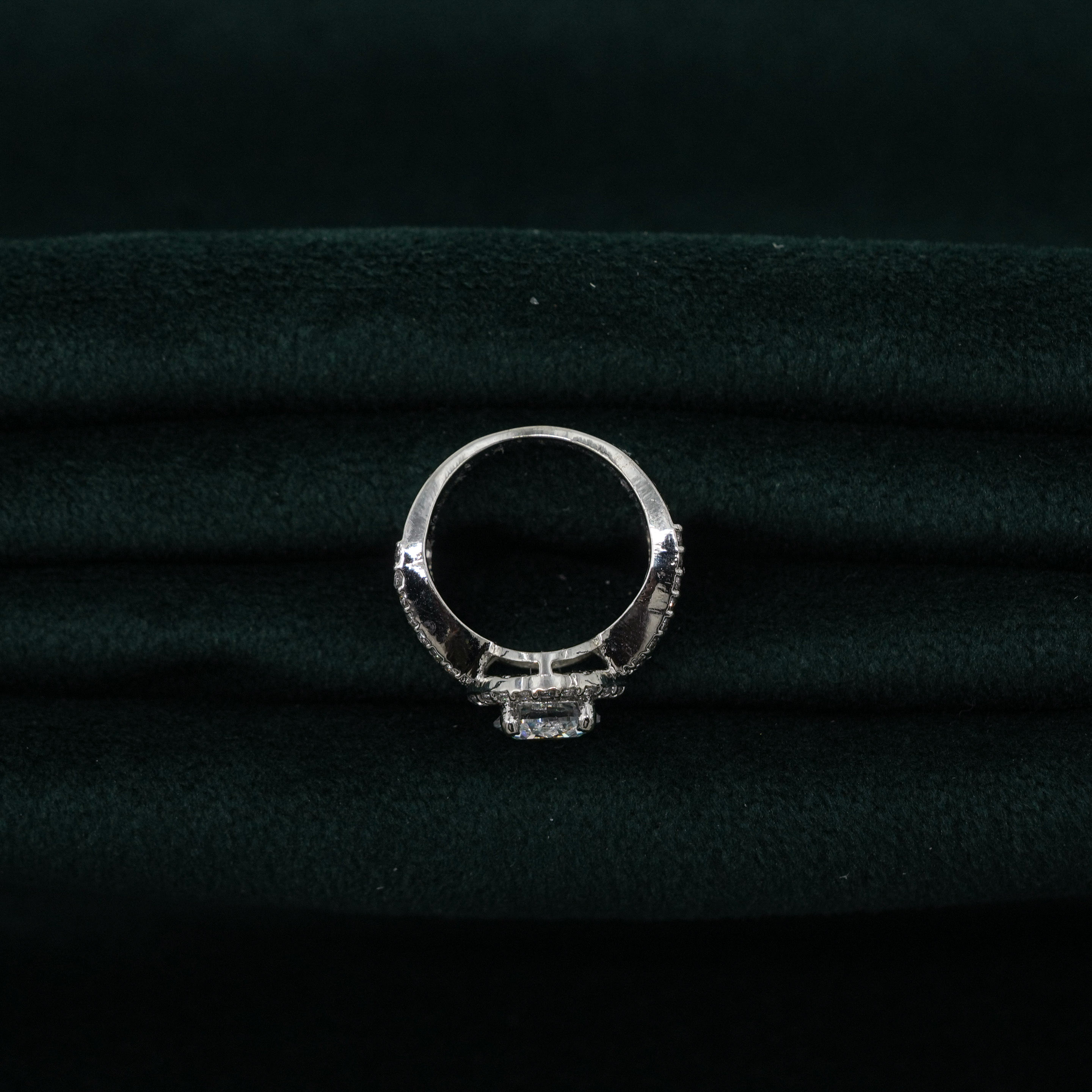 Silver Halo Ring