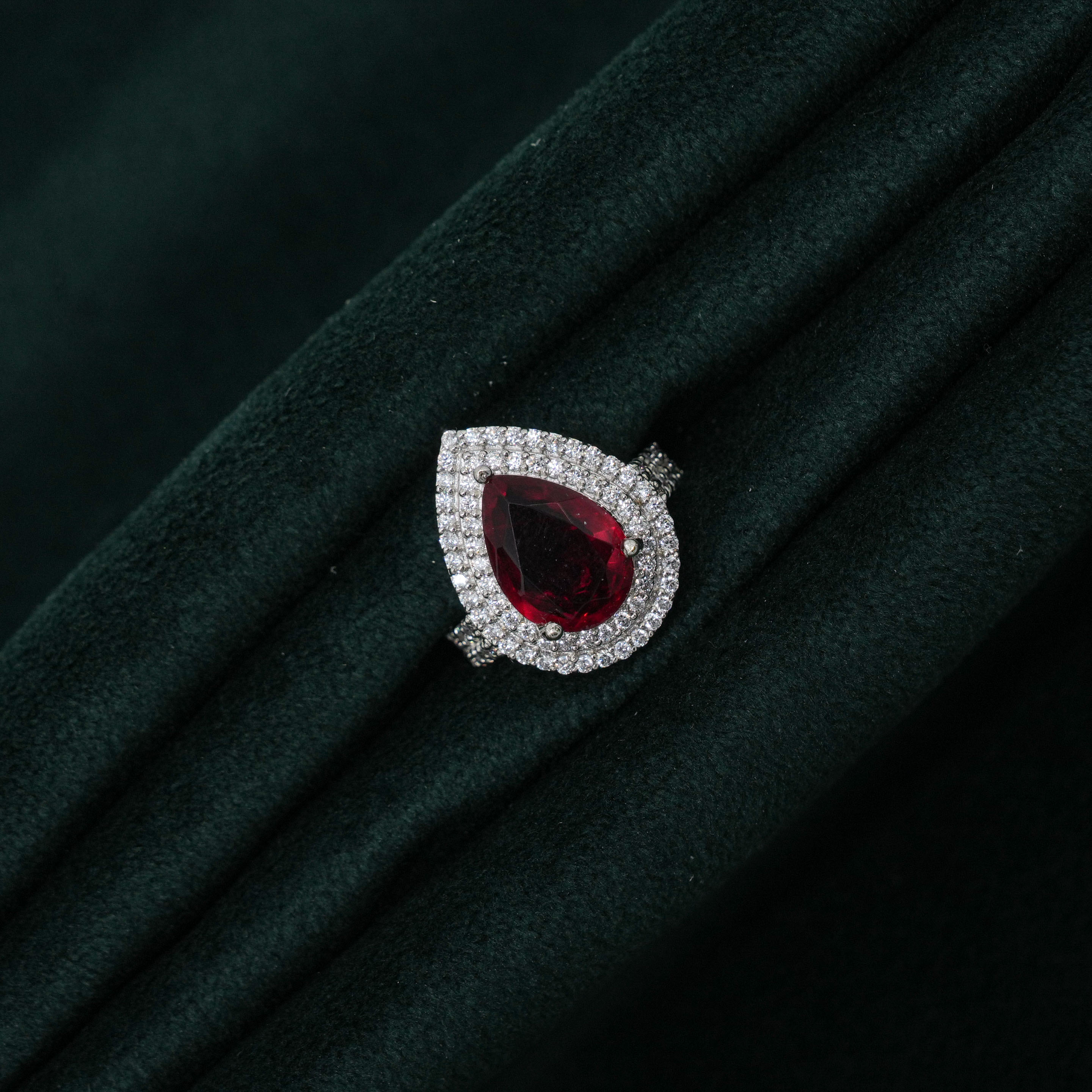 Silver Ruby Ring