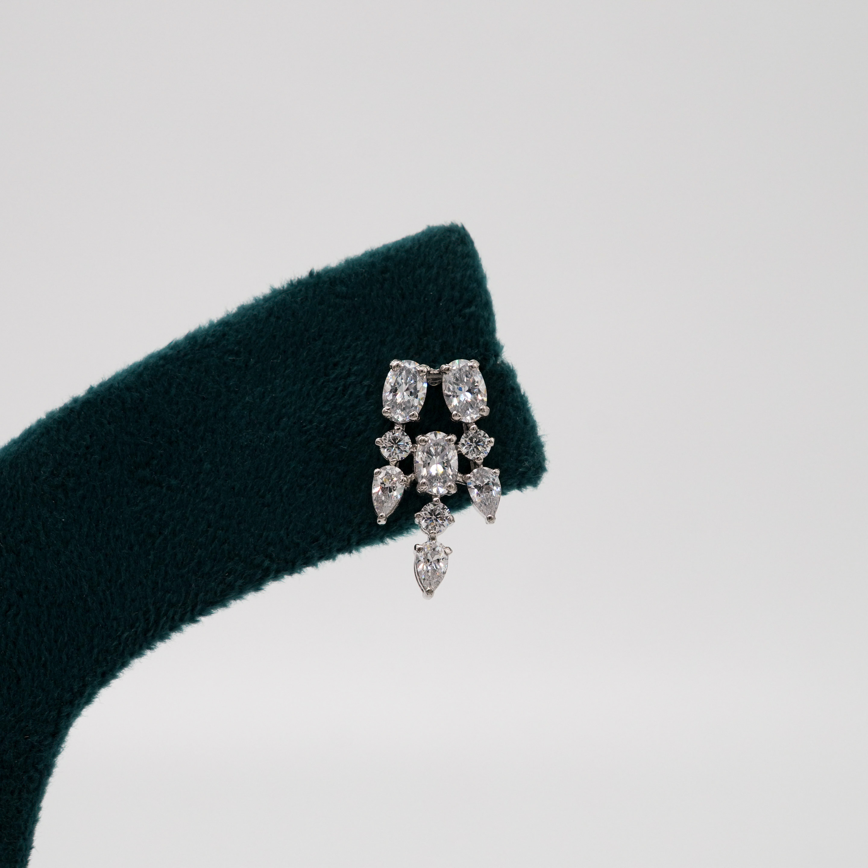 Tulasii - The Concept Jewelry - Silver Drop Earrings