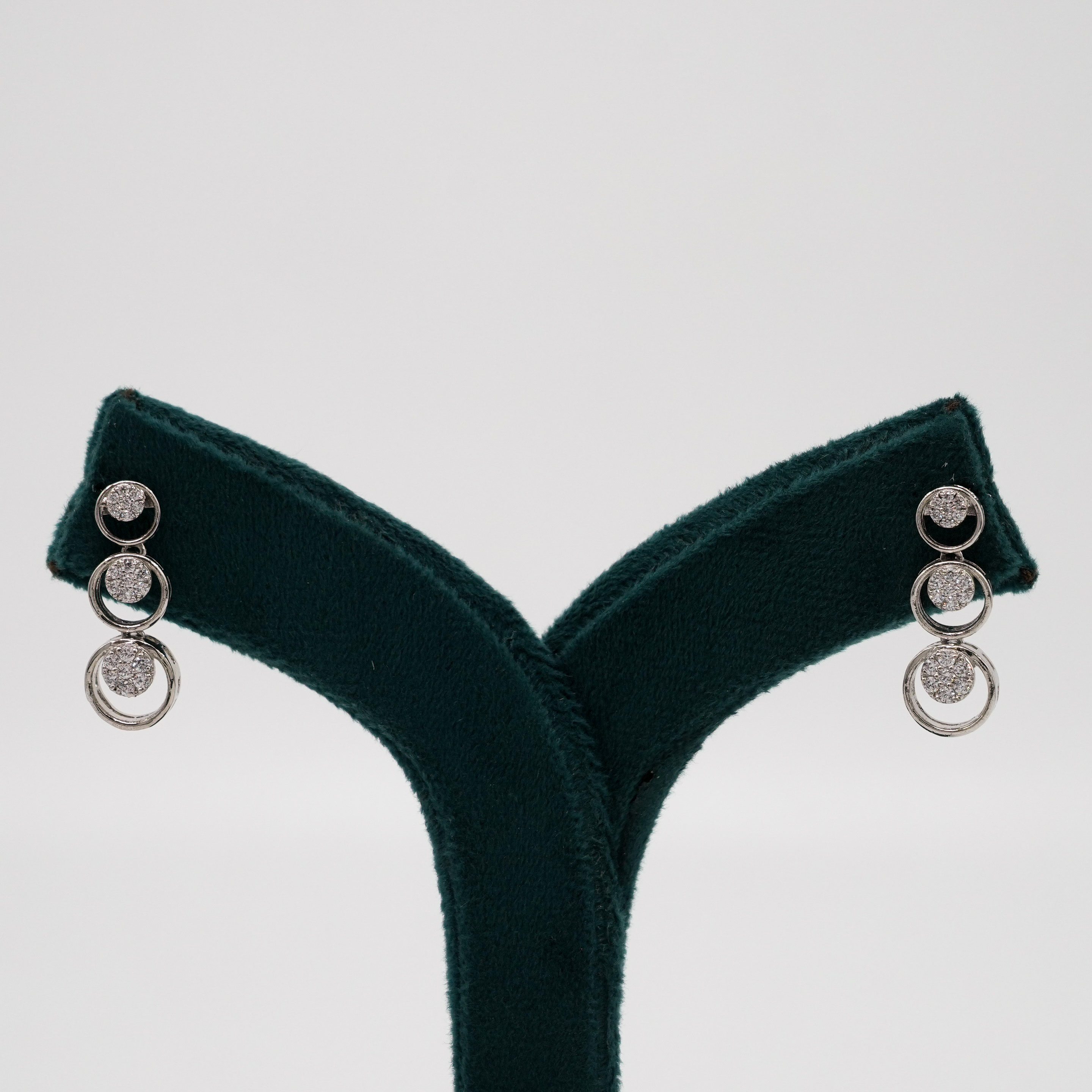 Silver Circle Earrings