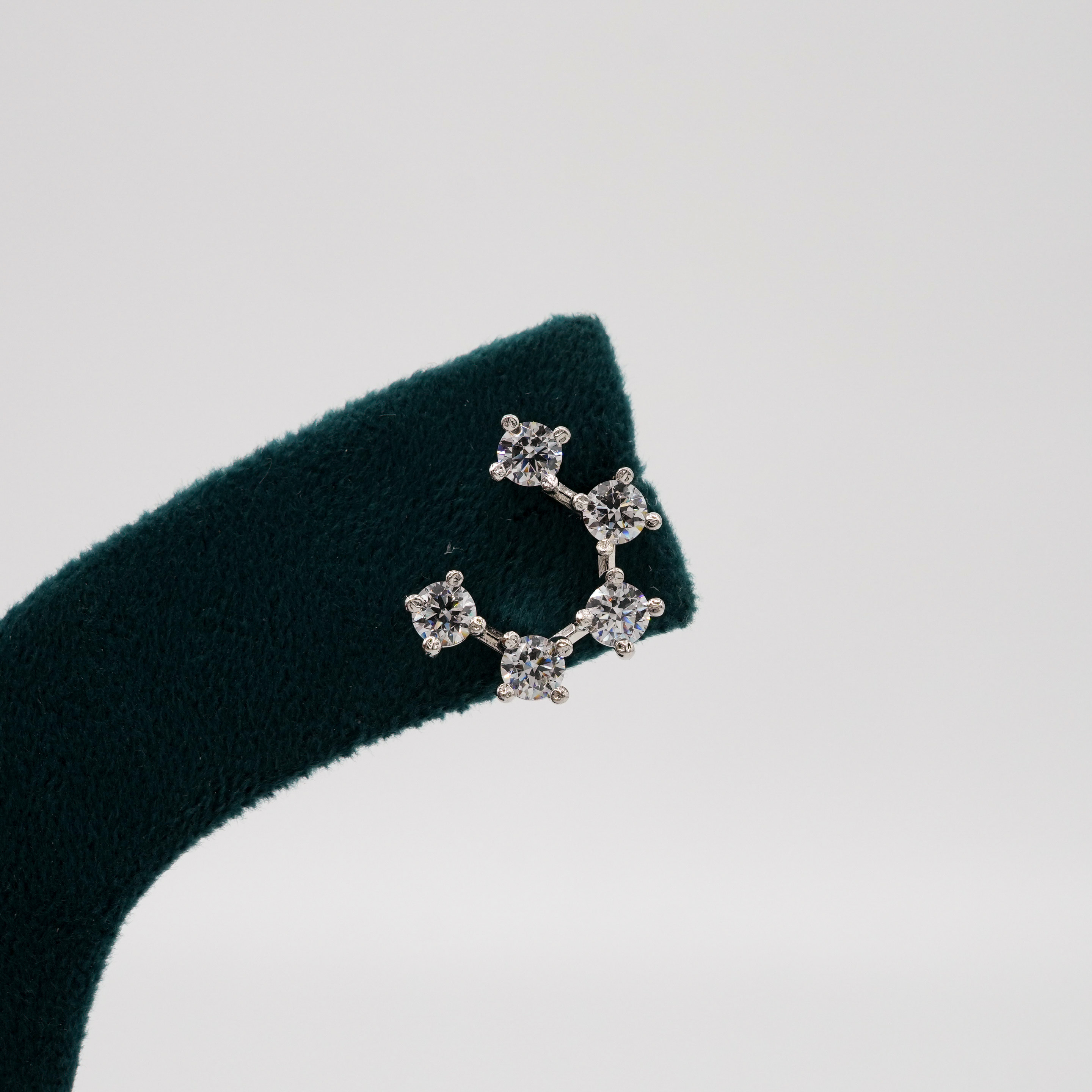 Tulasii - The Concept Jewelry - Silver Stud Earrings