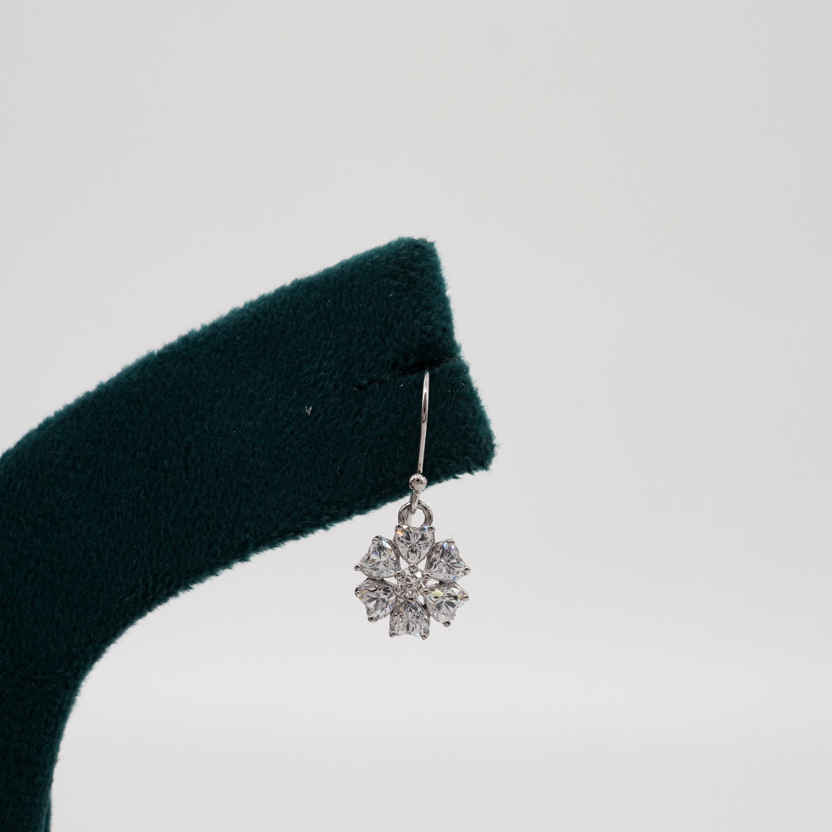 Tulasii - The Concept Jewelry - Silver Flower Earrings