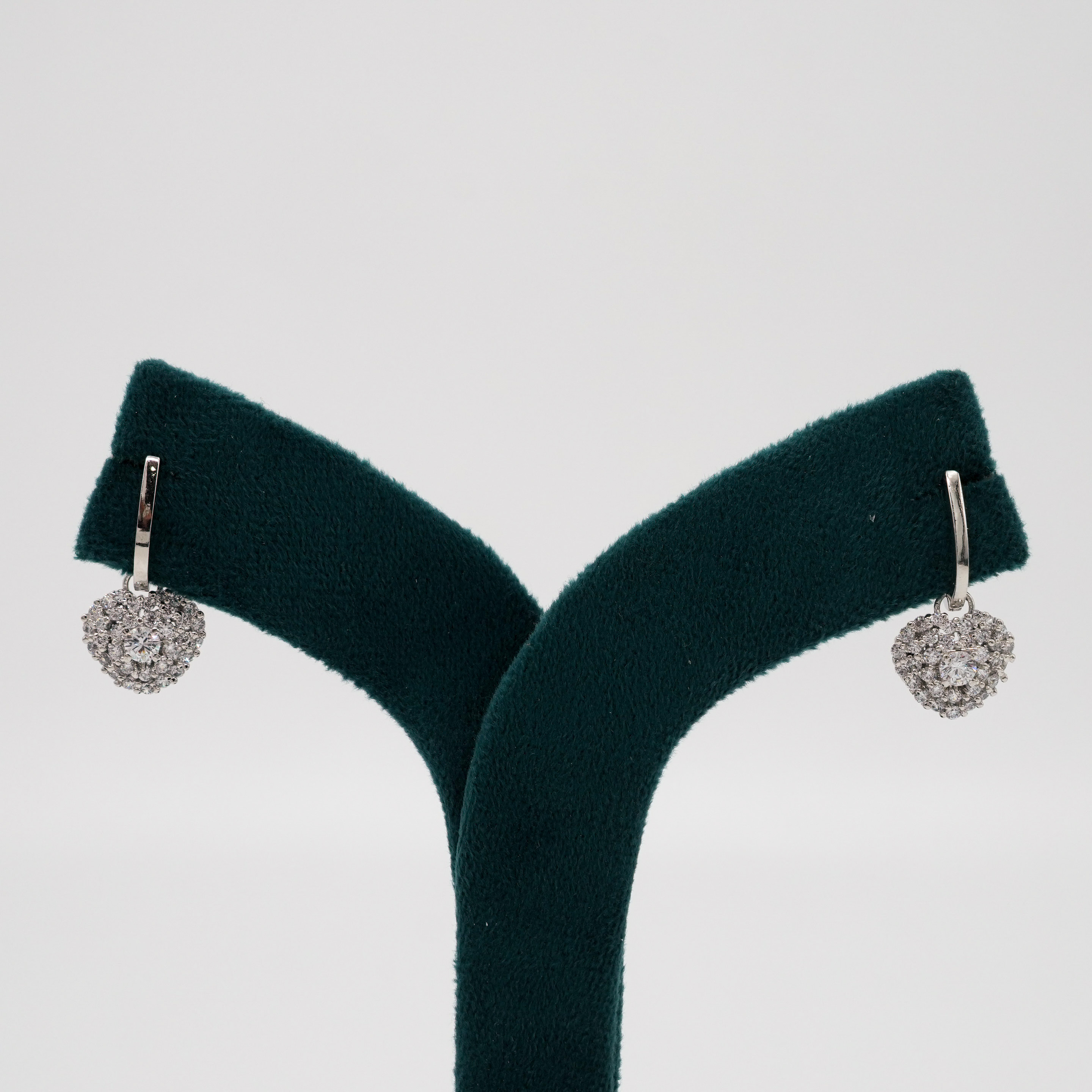 Silver Heart Earrings