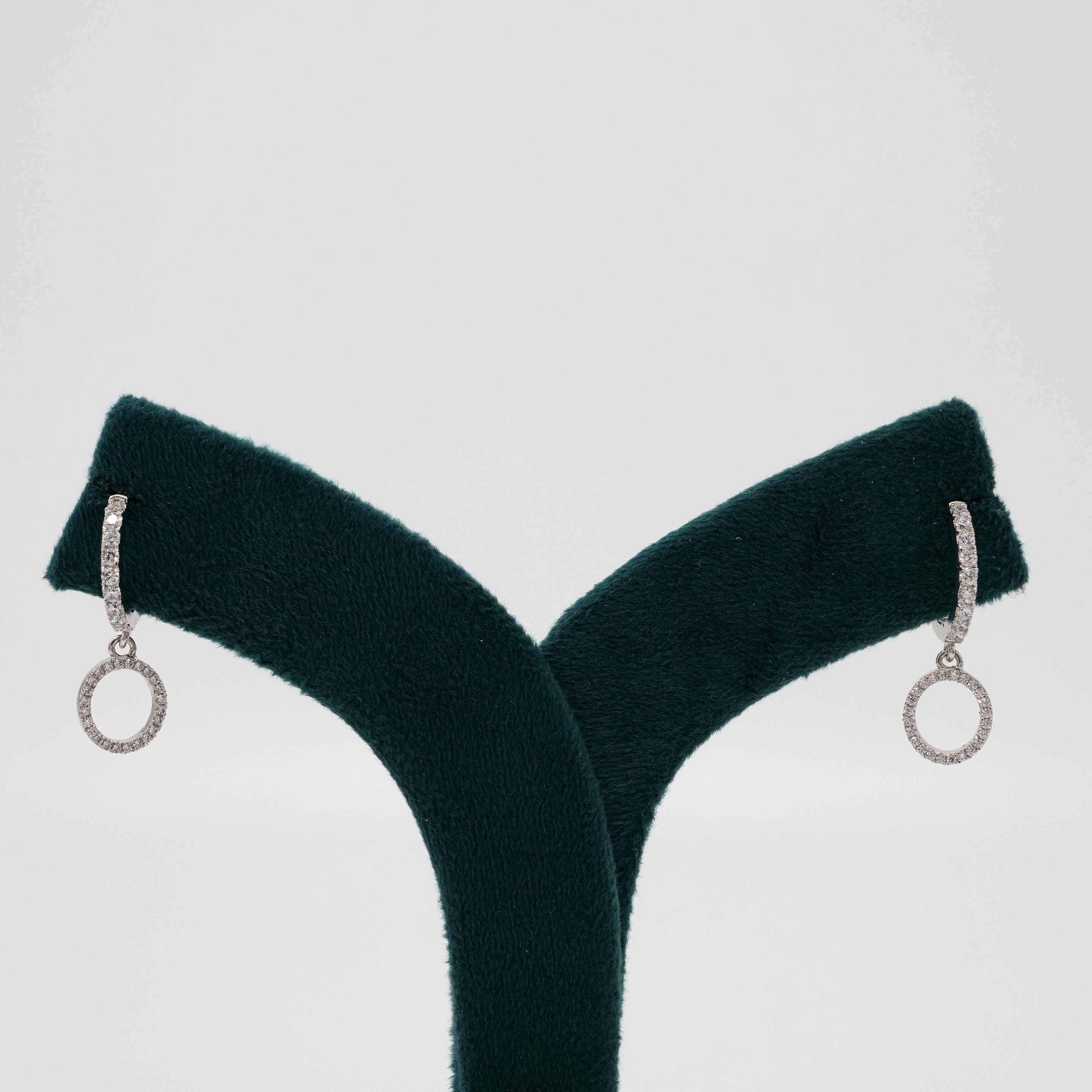 Silver Circle Earrings