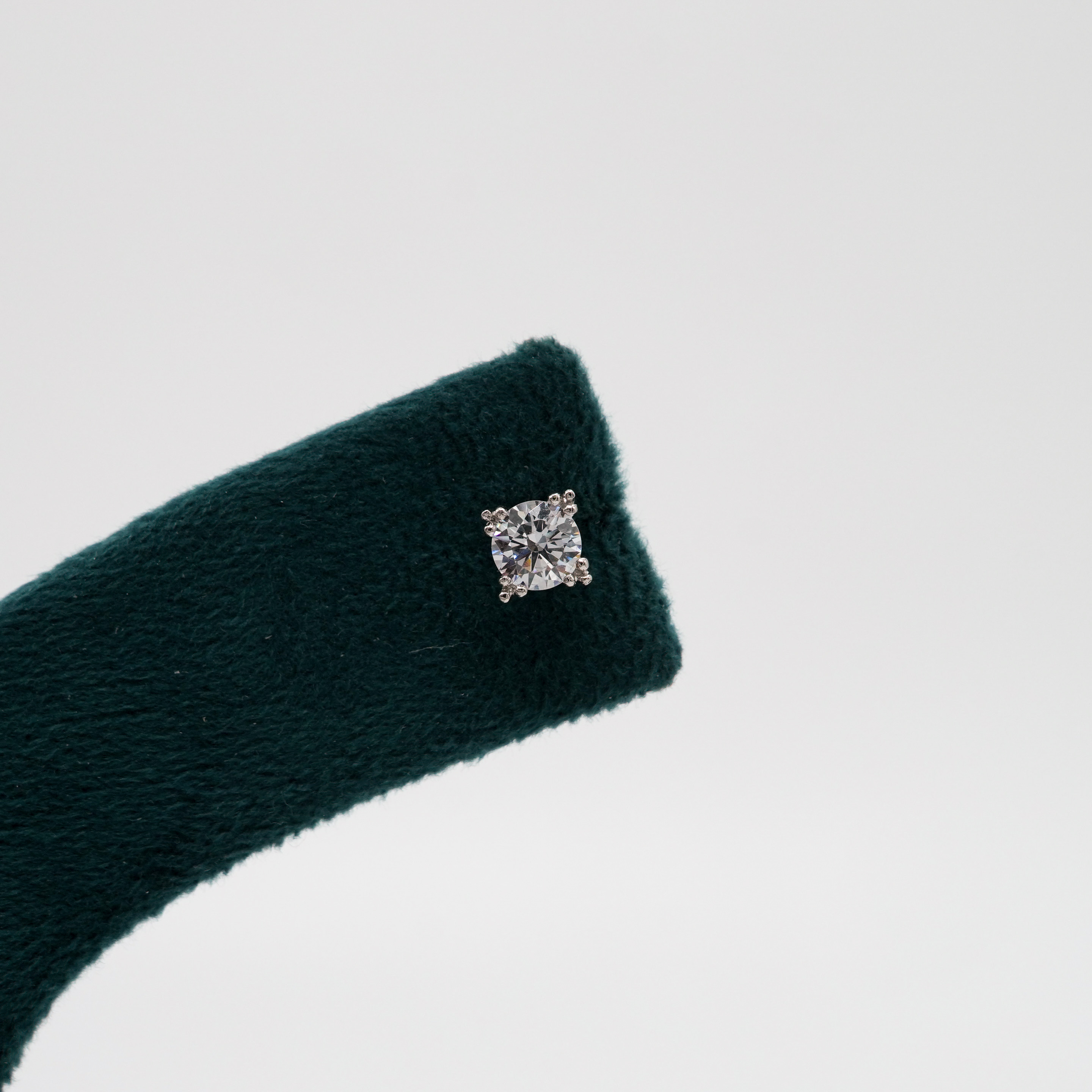 Tulasii - The Concept Jewelry - Silver Stud Earrings