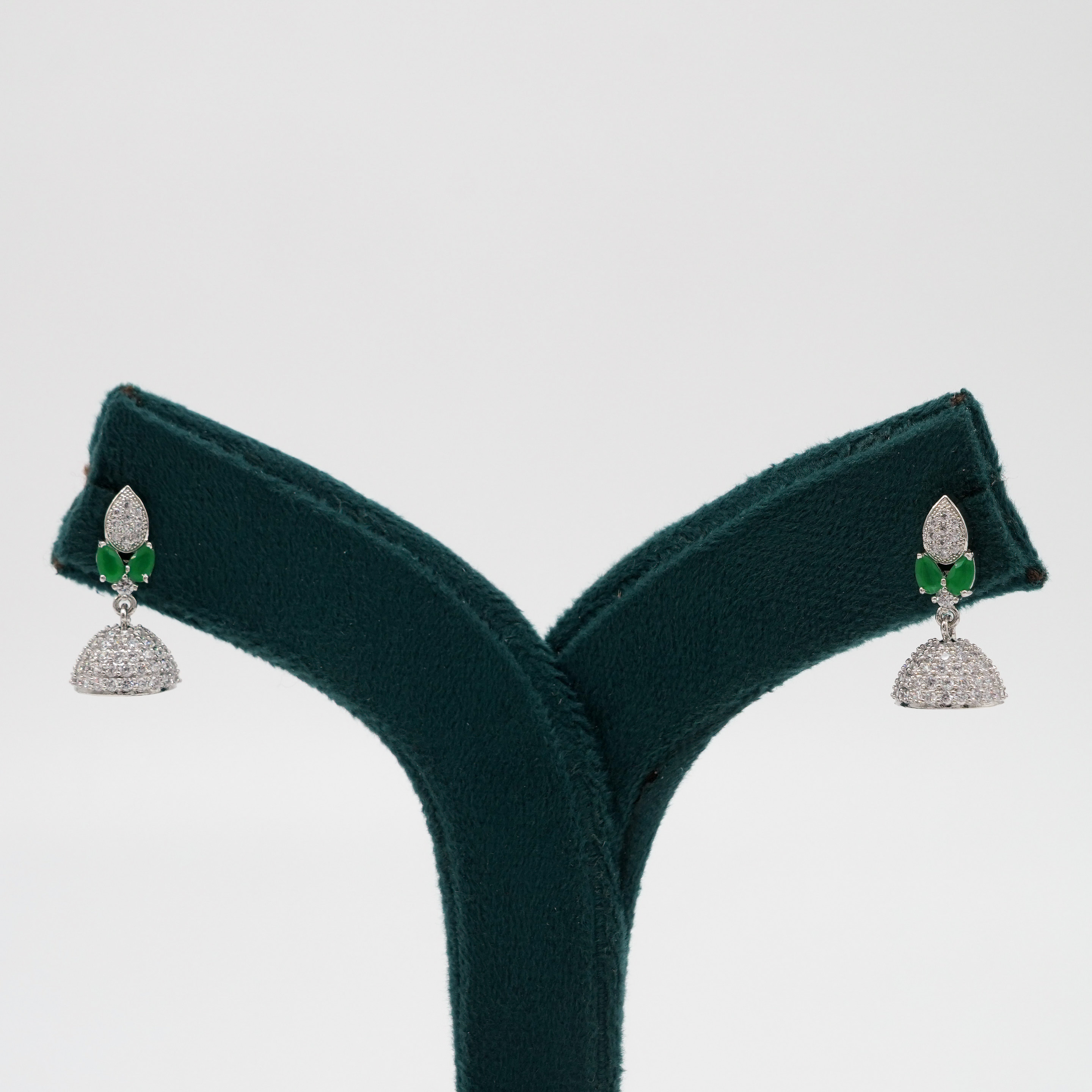 Tulasii - The Concept Jewelry - Silver Jhumka Earrings