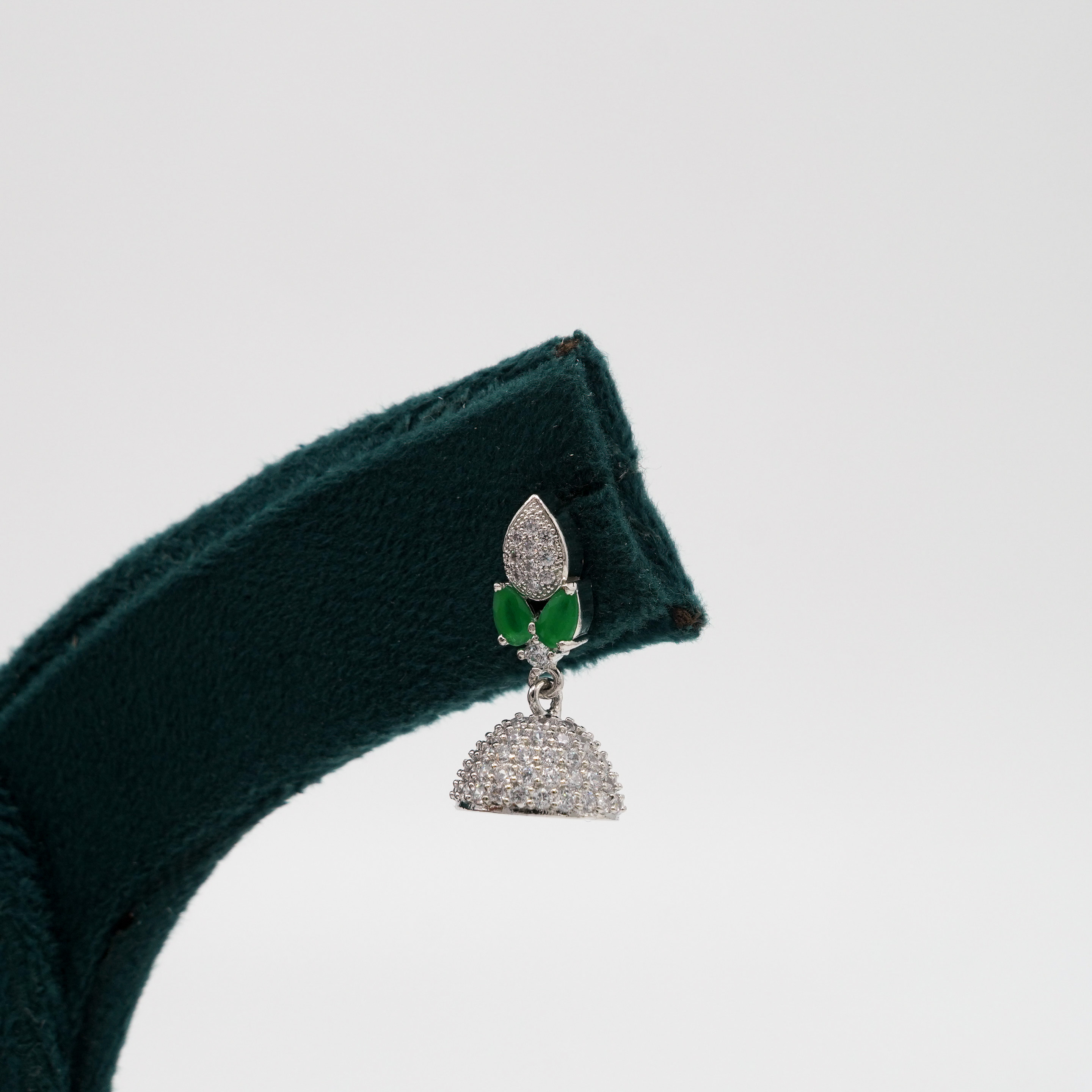 Tulasii - The Concept Jewelry - Silver Jhumka Earrings