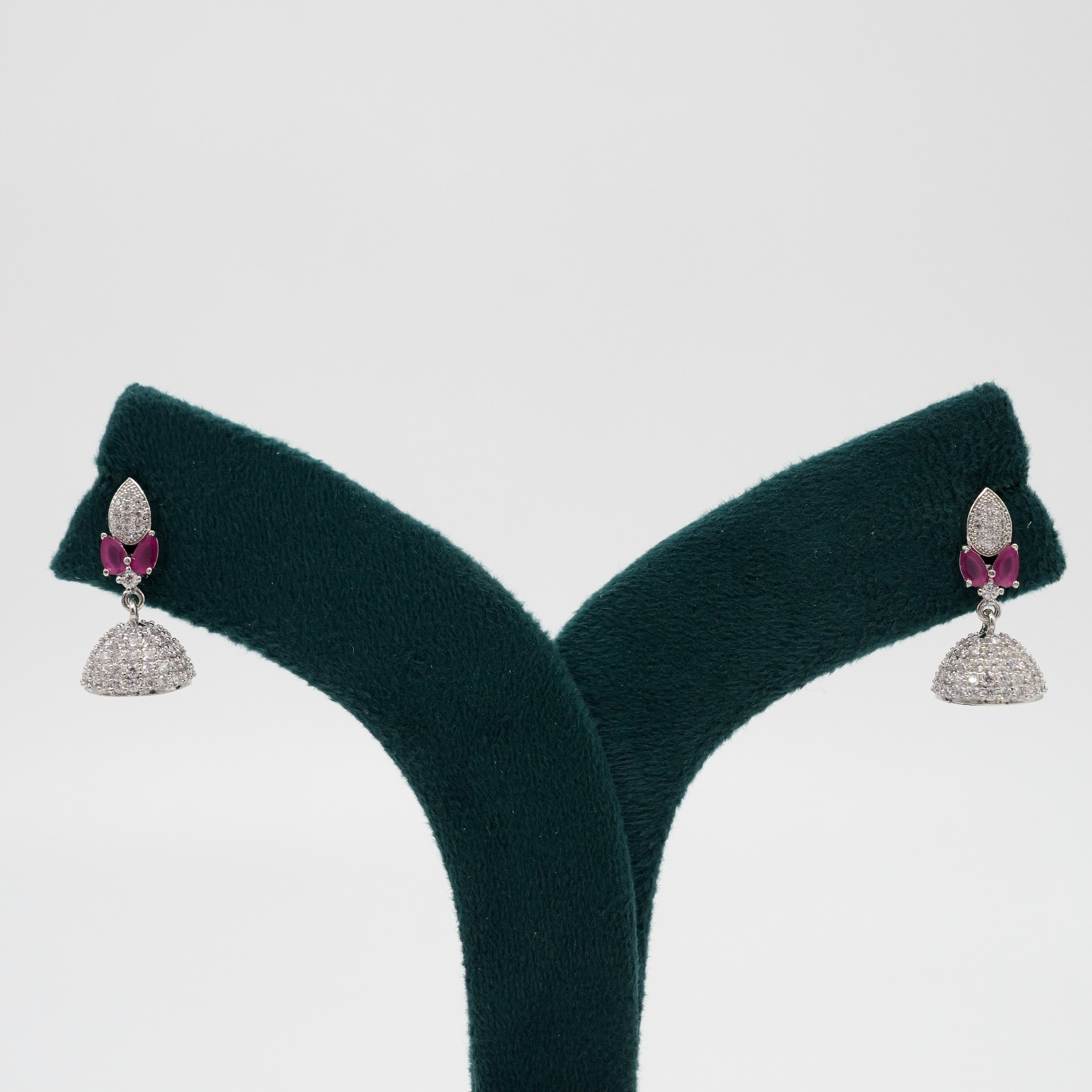 Tulasii - The Concept Jewelry - Silver Jhumka Earrings