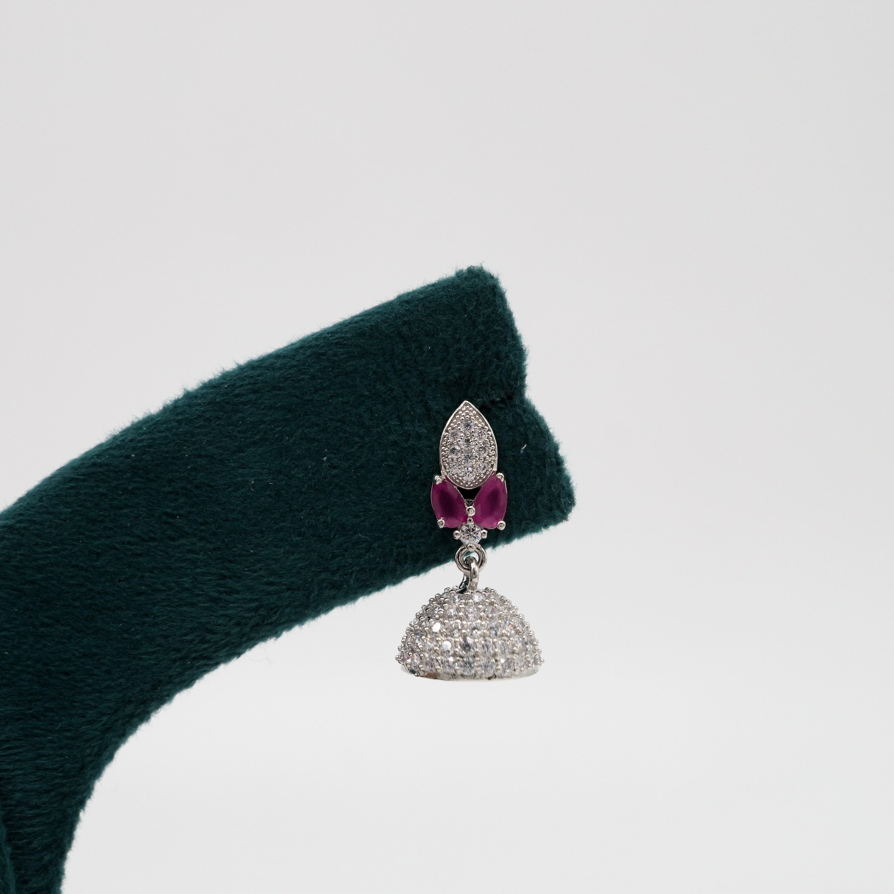 Tulasii - The Concept Jewelry - Silver Jhumka Earrings