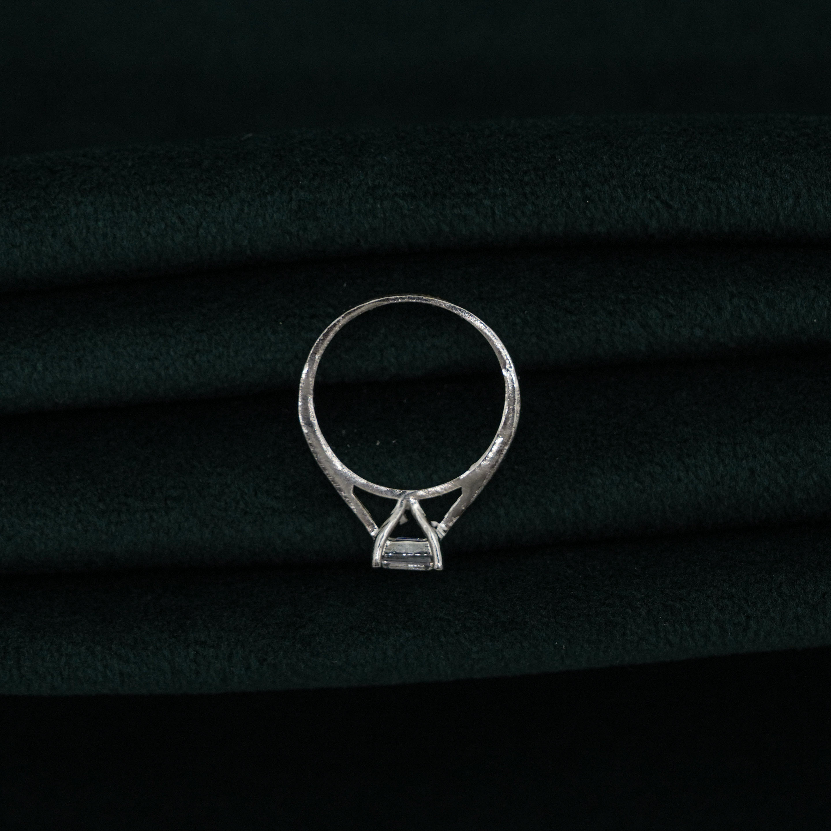 Silver Baguette Ring