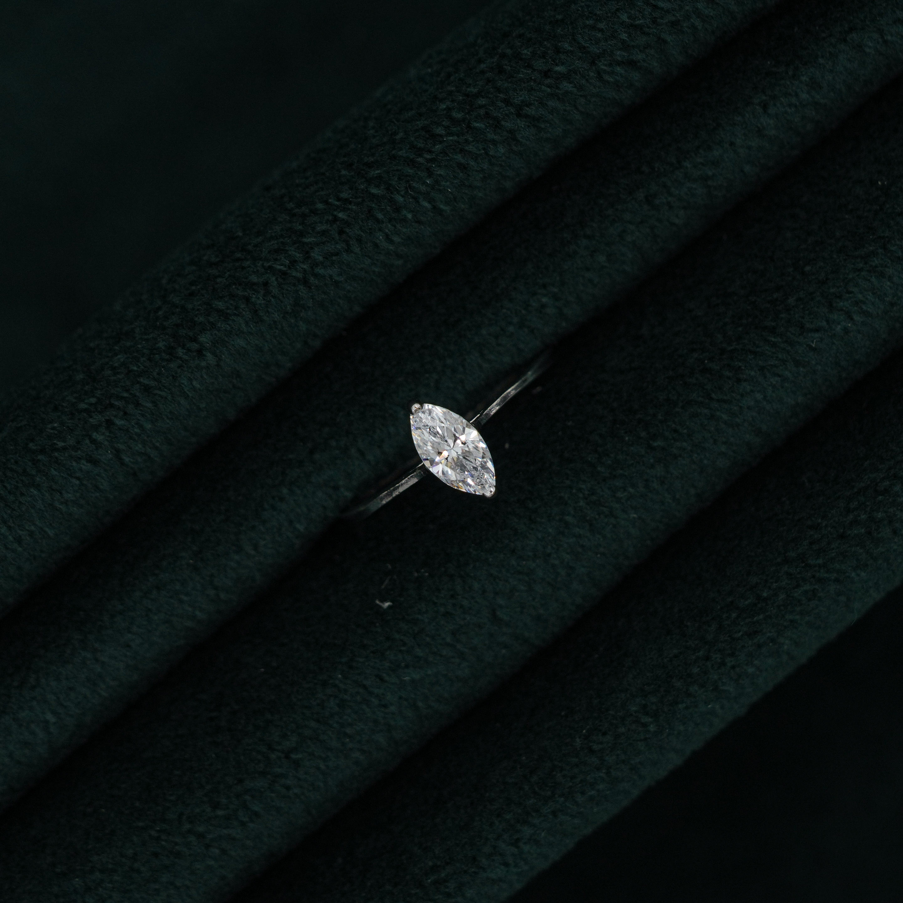 Tulasii - The Concept Jewelry - Silver Marquise Ring