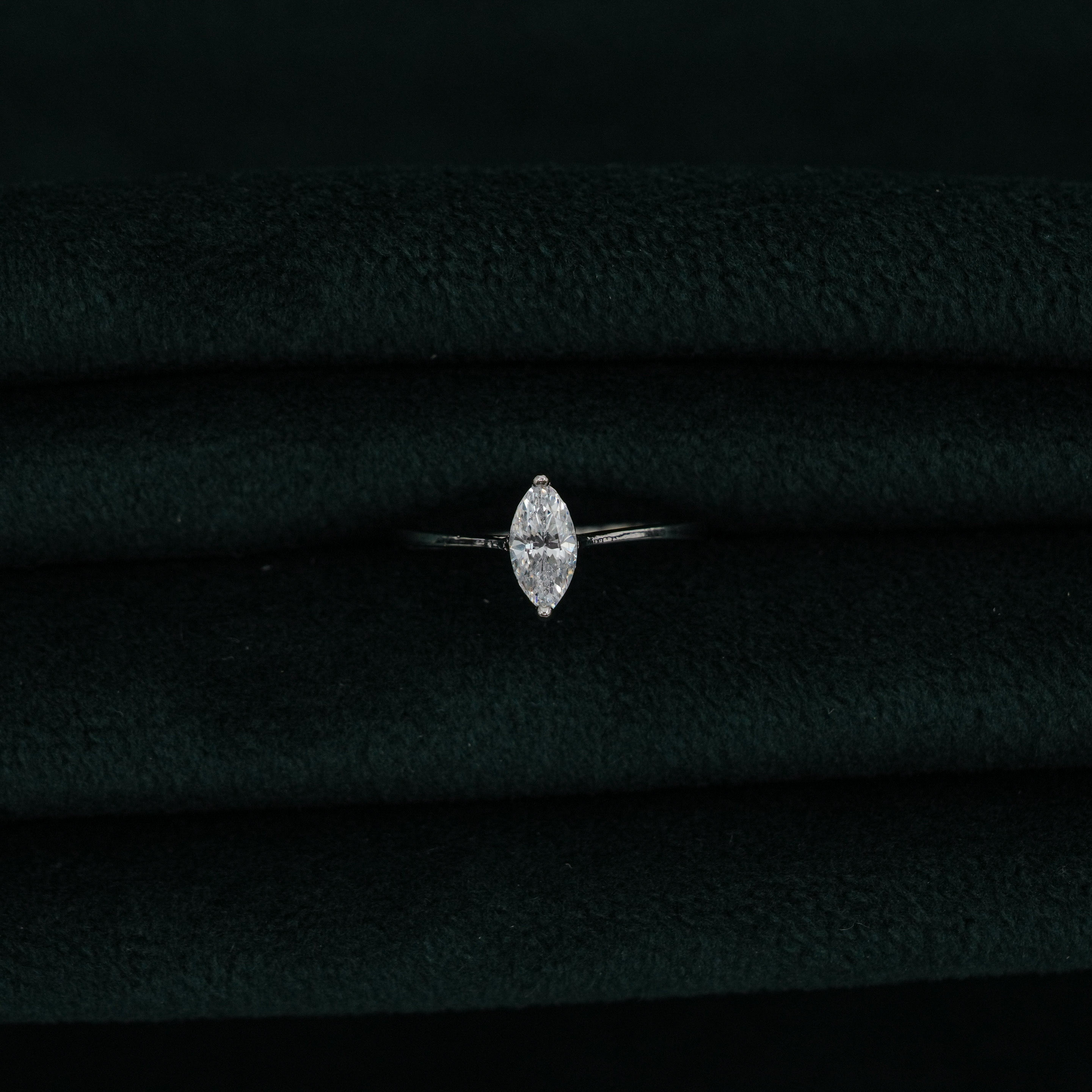 Tulasii - The Concept Jewelry - Silver Marquise Ring