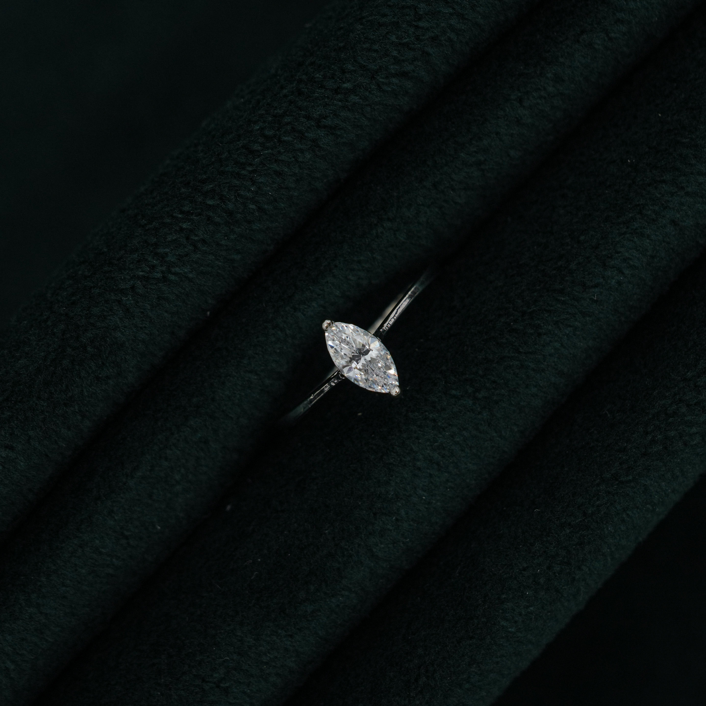 Tulasii - The Concept Jewelry - Silver Marquise Ring