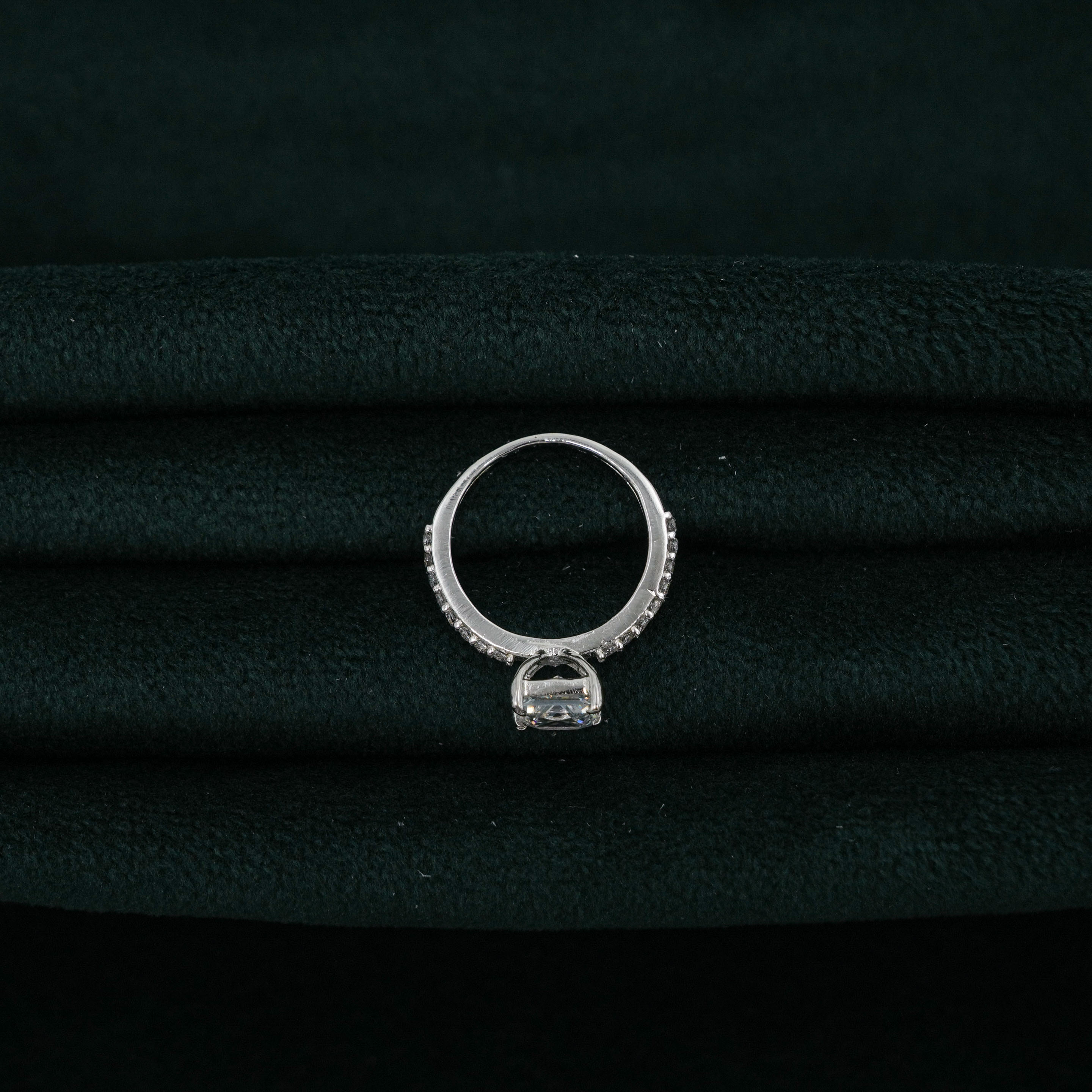 Silver Square Ring