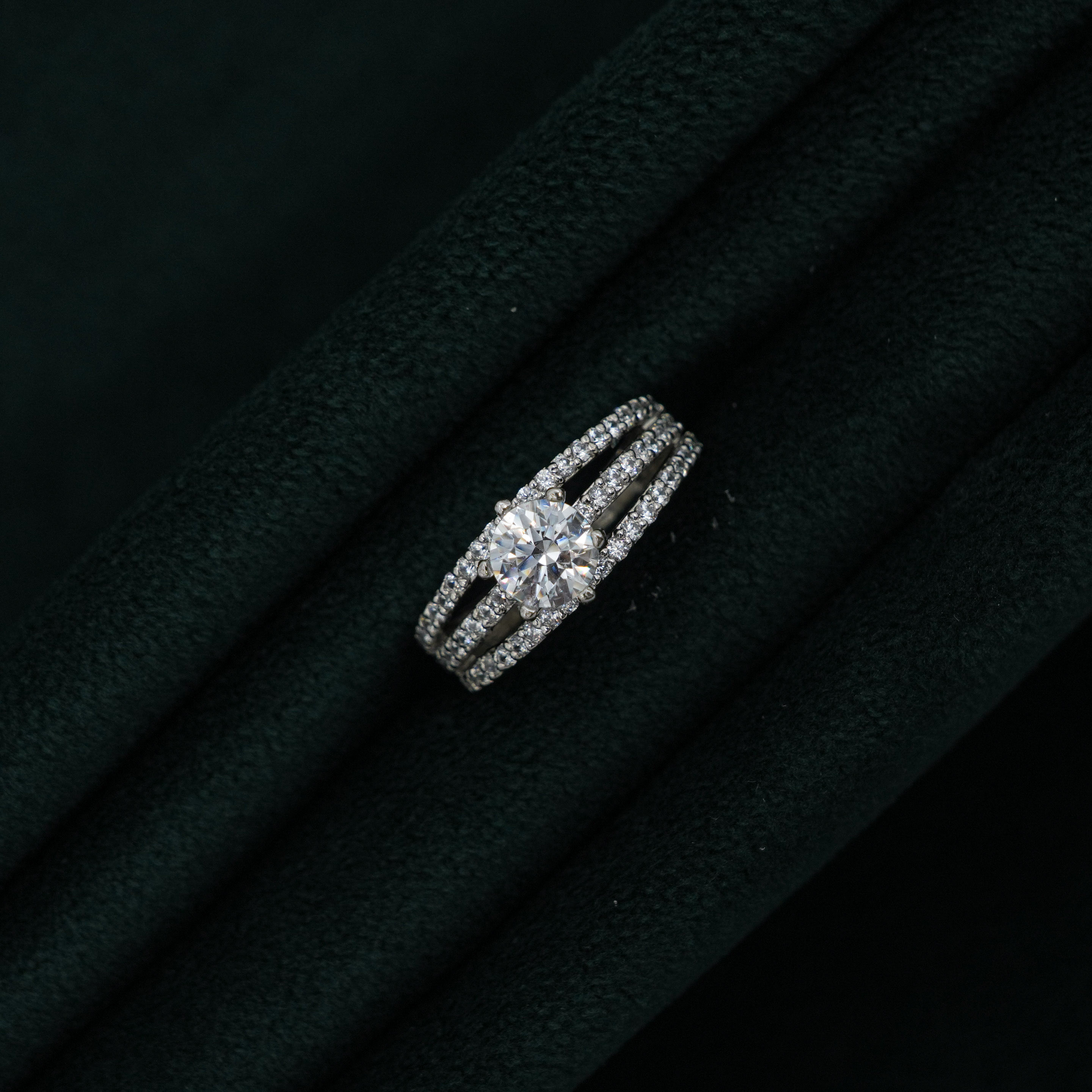 Silver Cz Ring