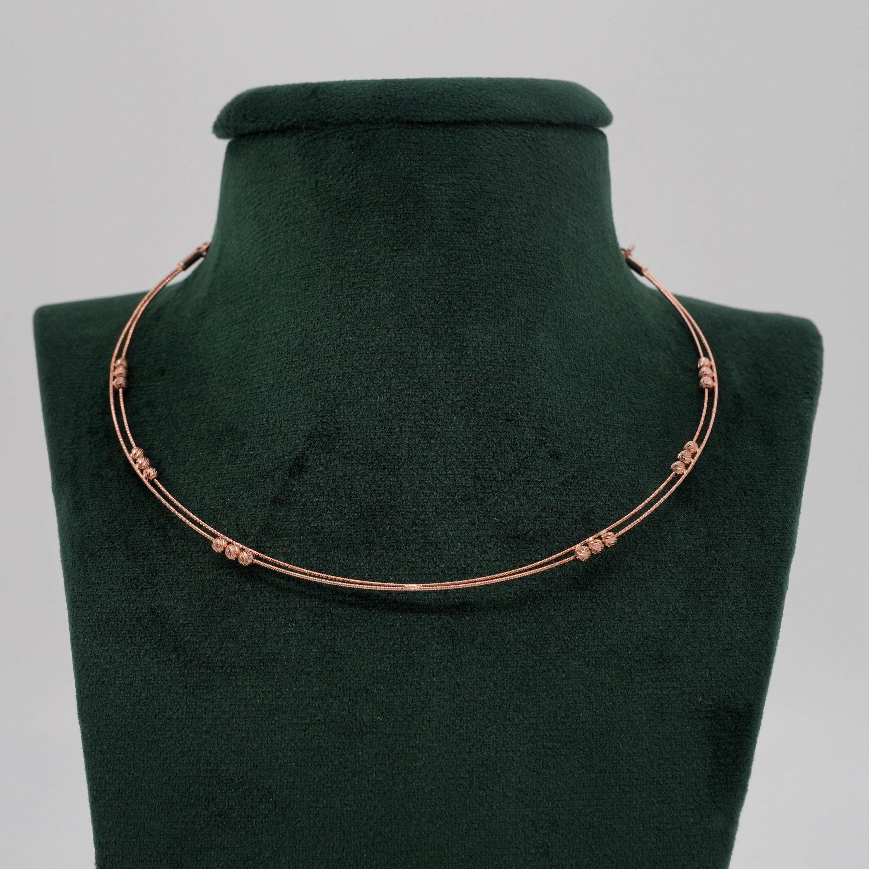 Tulasii - The Concept Jewelry - Silver Beaded Necklace