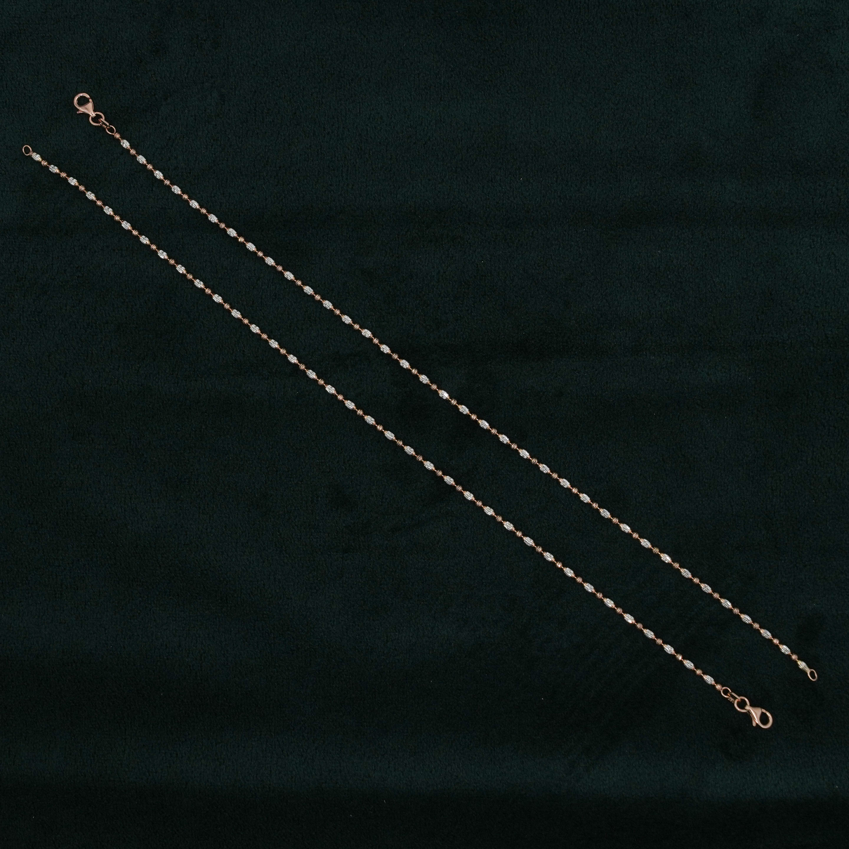 Tulasii - The Concept Jewelry - Silver Bead Anklets