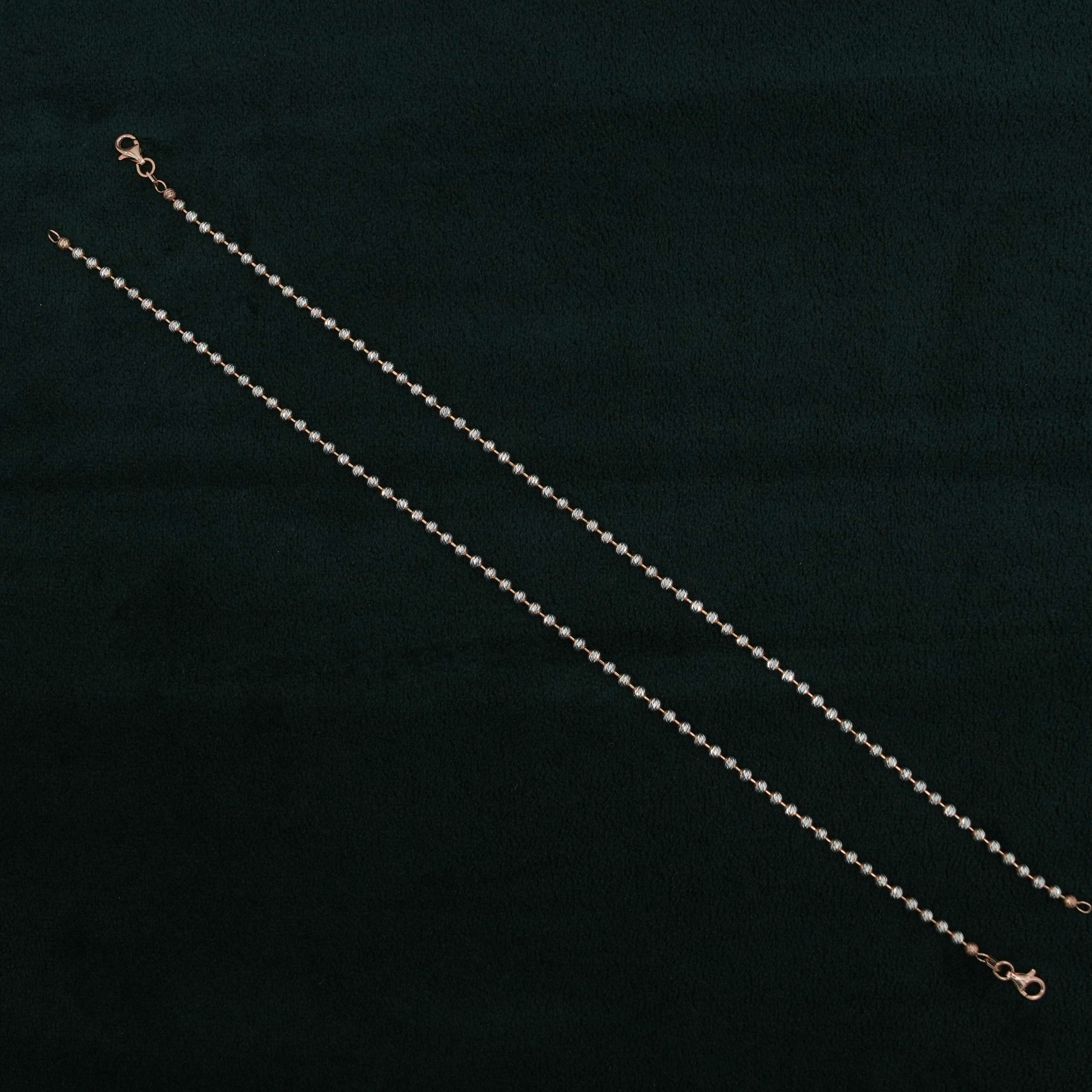 Tulasii - The Concept Jewelry - Silver Beaded Anklets