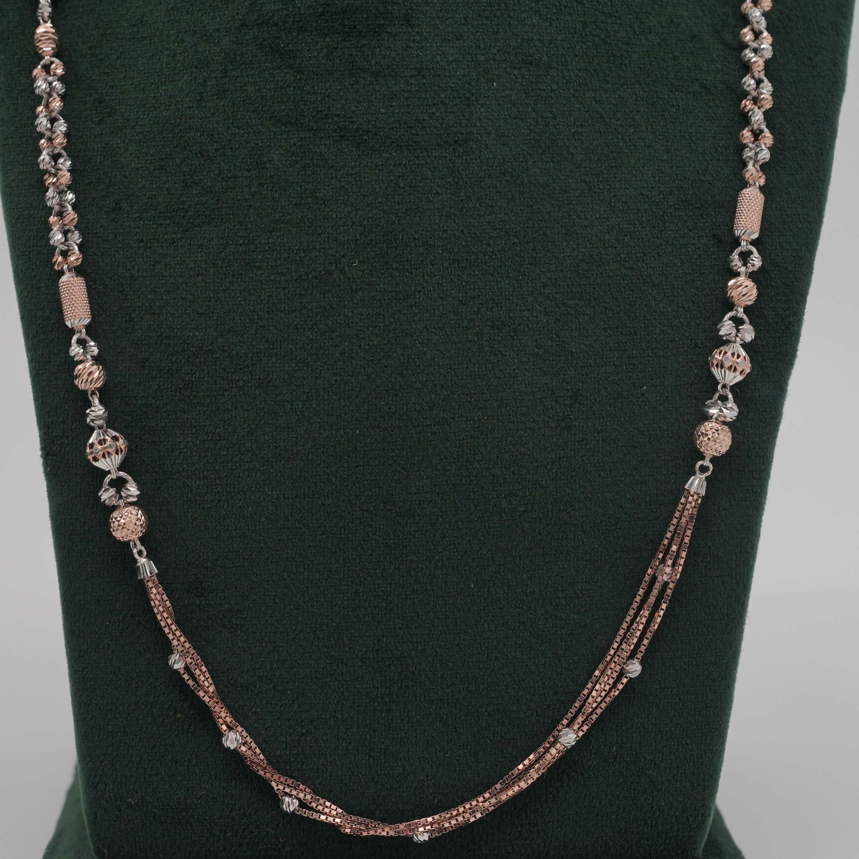 Tulasii - The Concept Jewelry - Silver Beaded Necklace