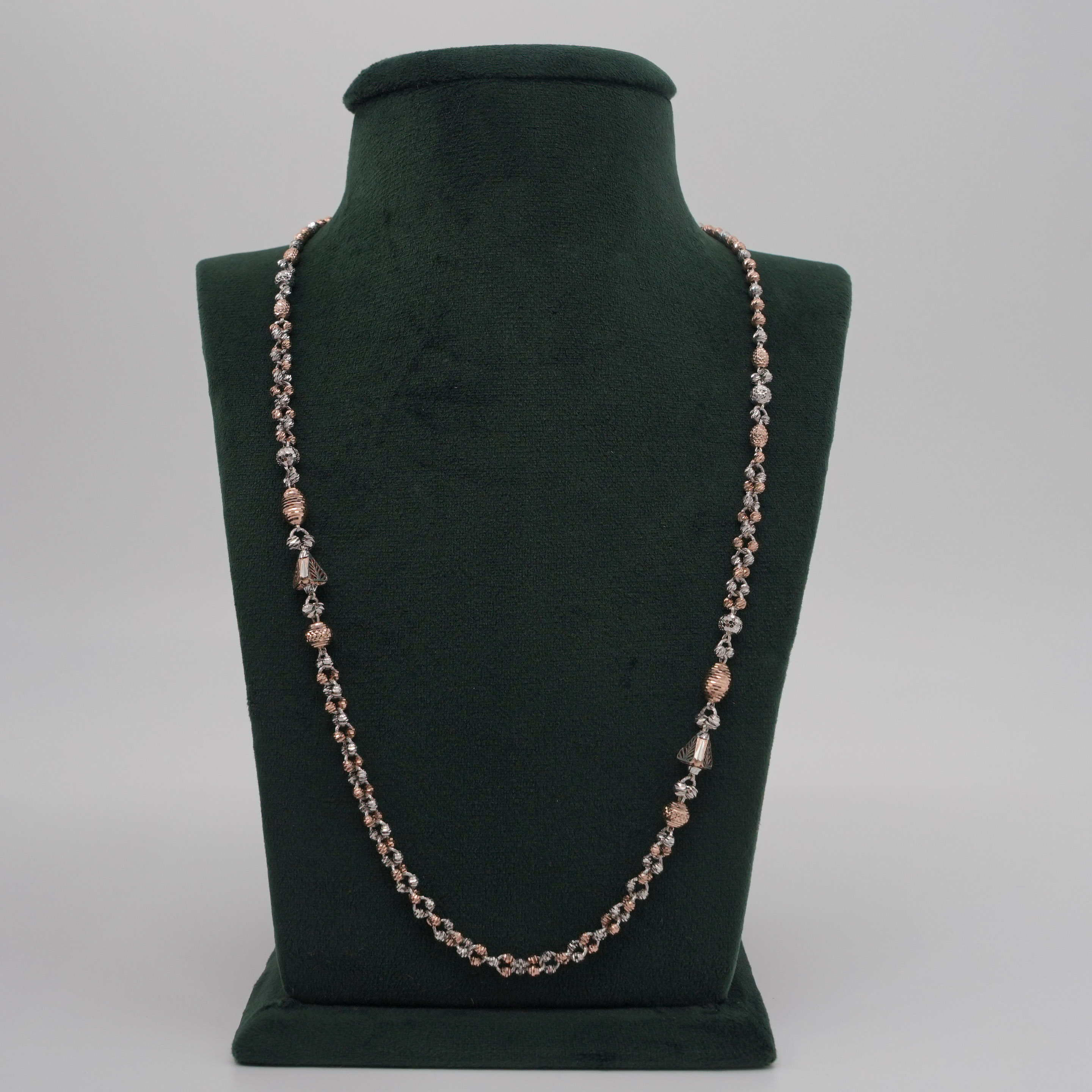 Tulasii - The Concept Jewelry - Silver Beaded Necklace