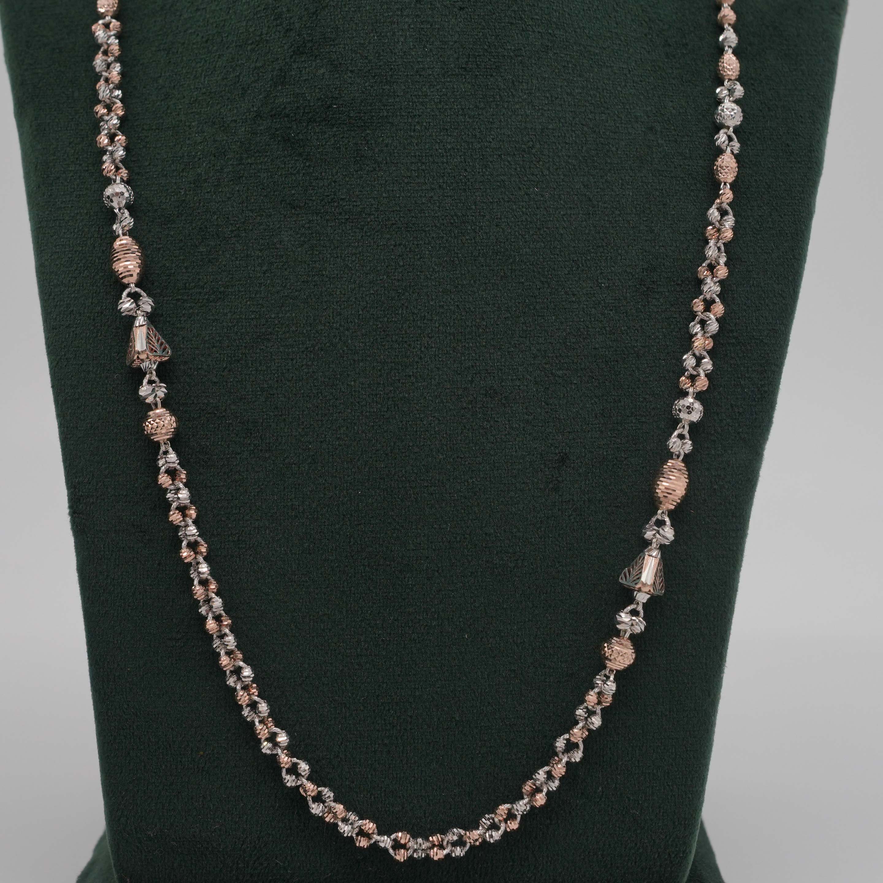 Tulasii - The Concept Jewelry - Silver Beaded Necklace