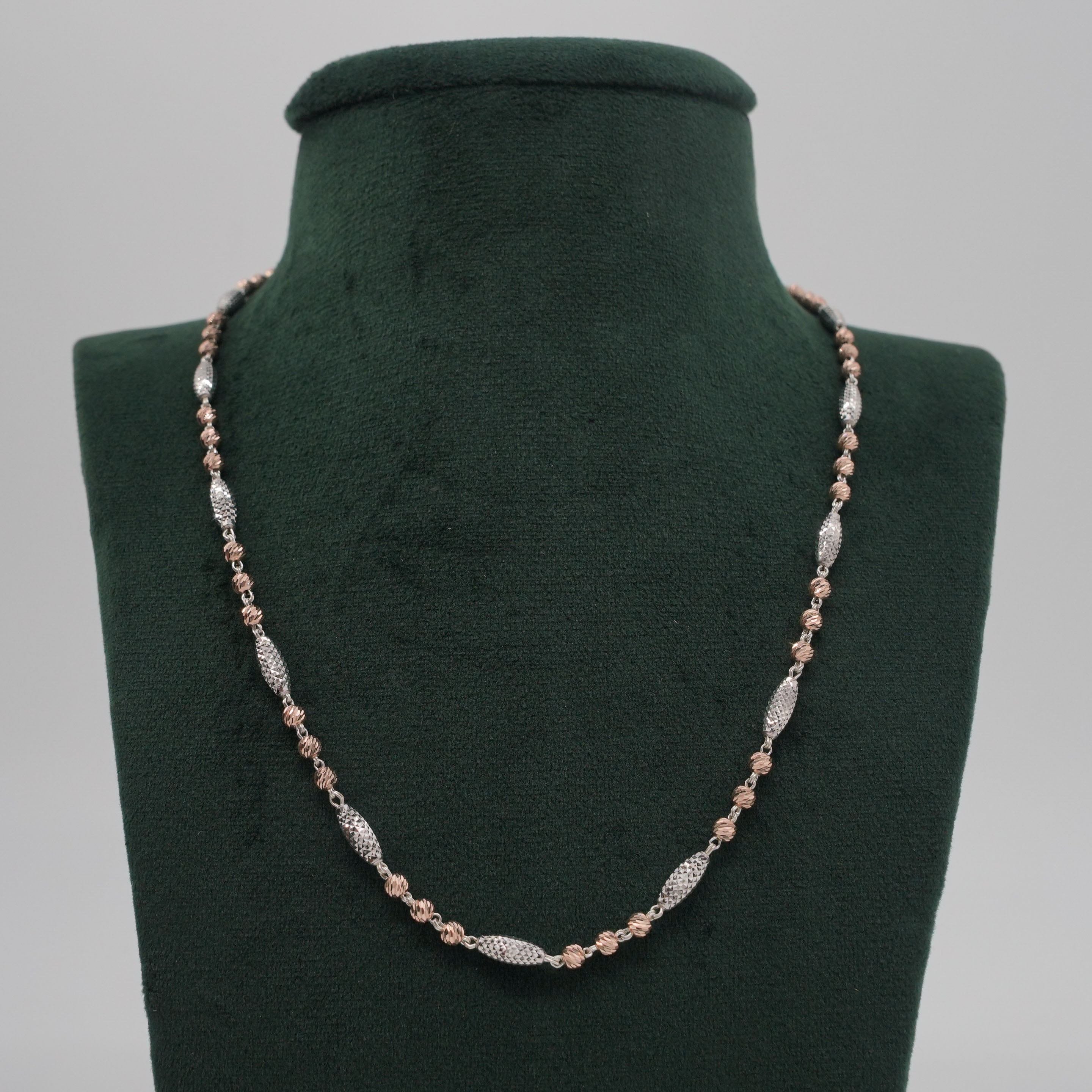 Tulasii - The Concept Jewelry - Silver Beaded Necklace