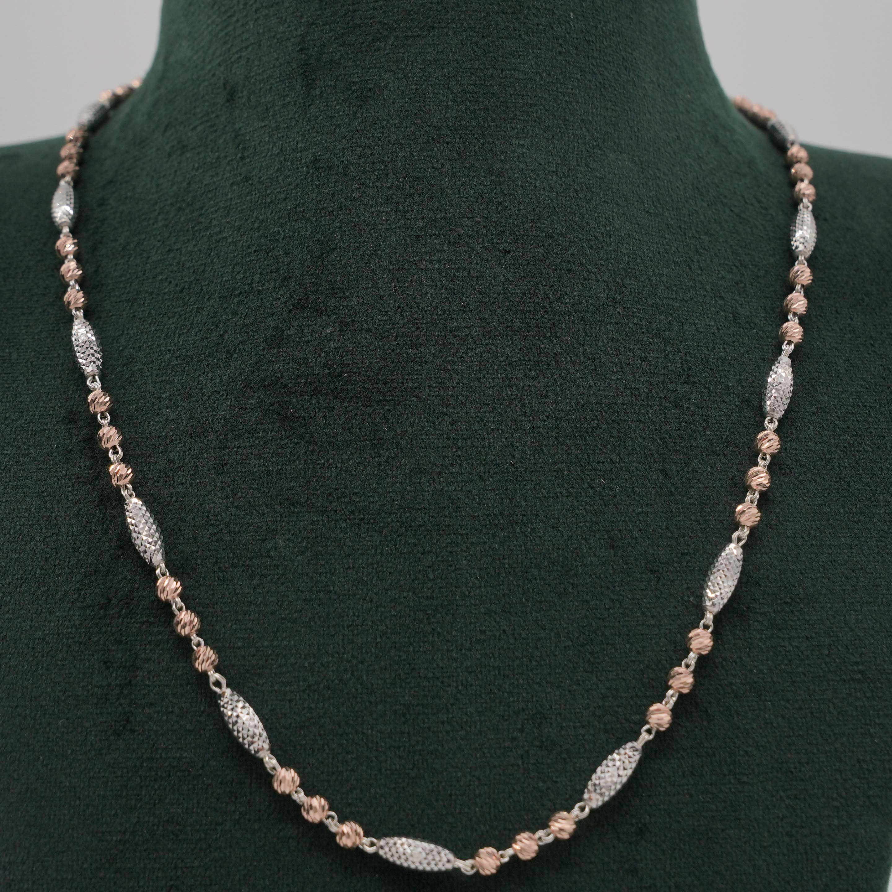Tulasii - The Concept Jewelry - Silver Beaded Necklace